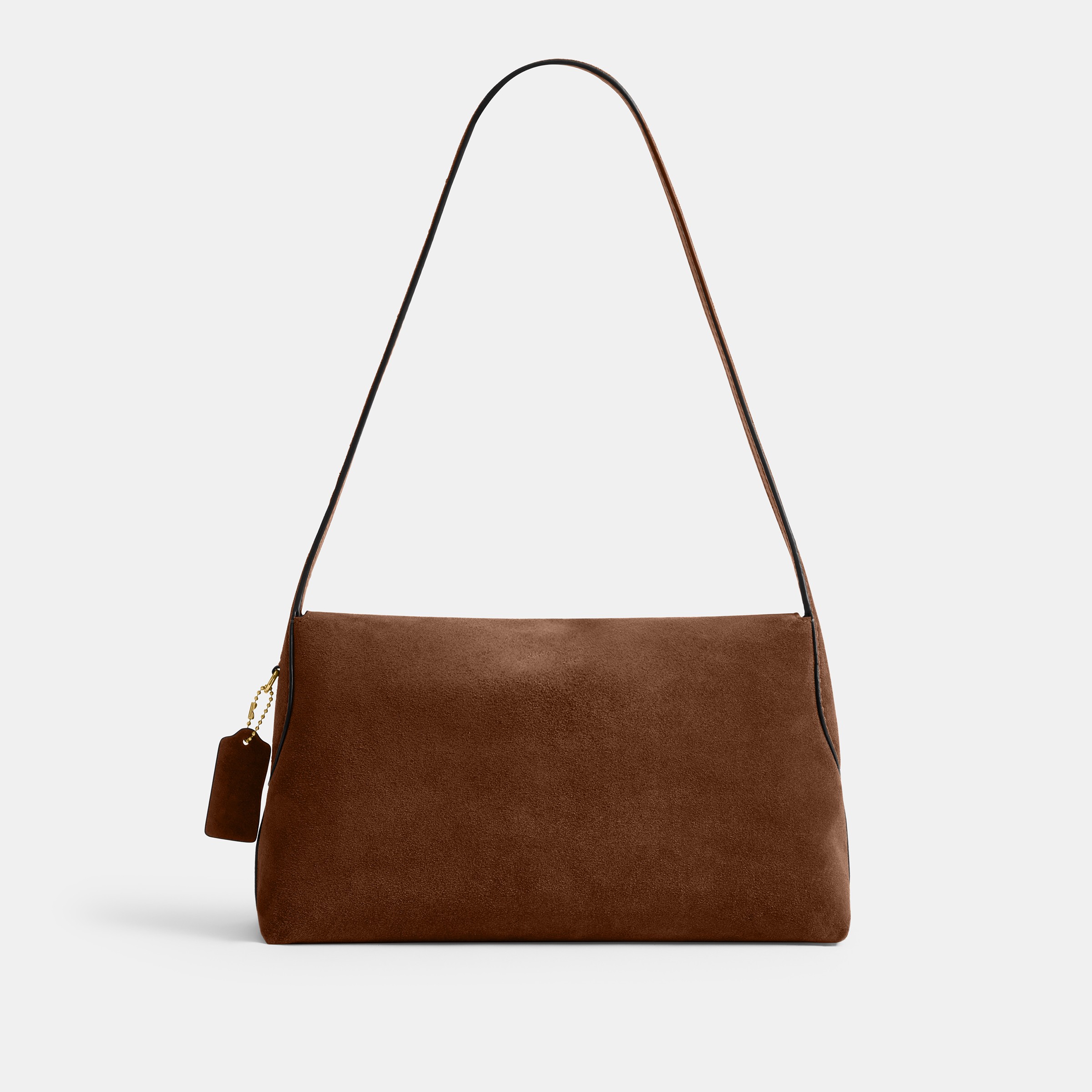 Natural Grain Leather Chelsea Shoulder Bag 30 With Chain