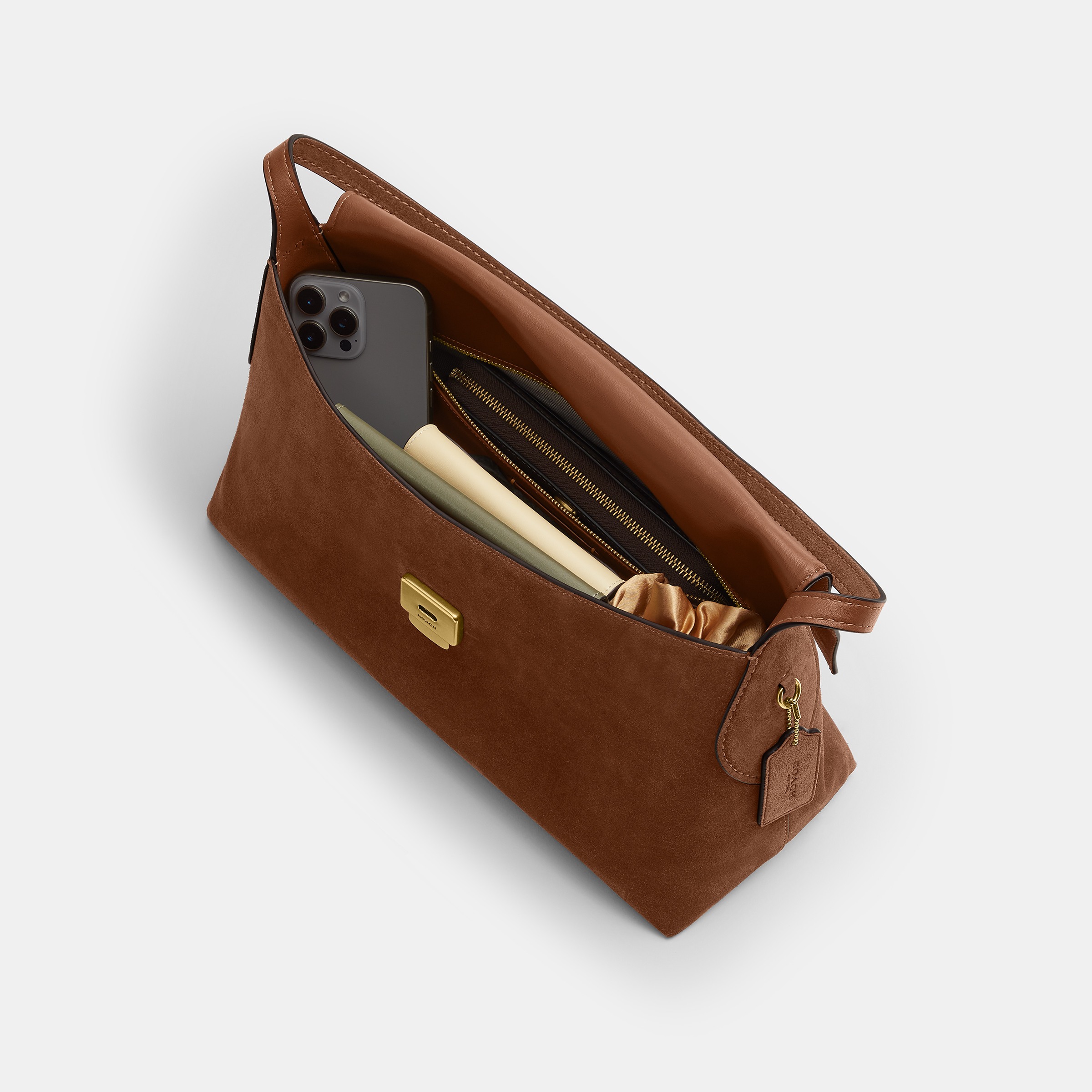 Suede Chelsea Shoulder Bag 36
