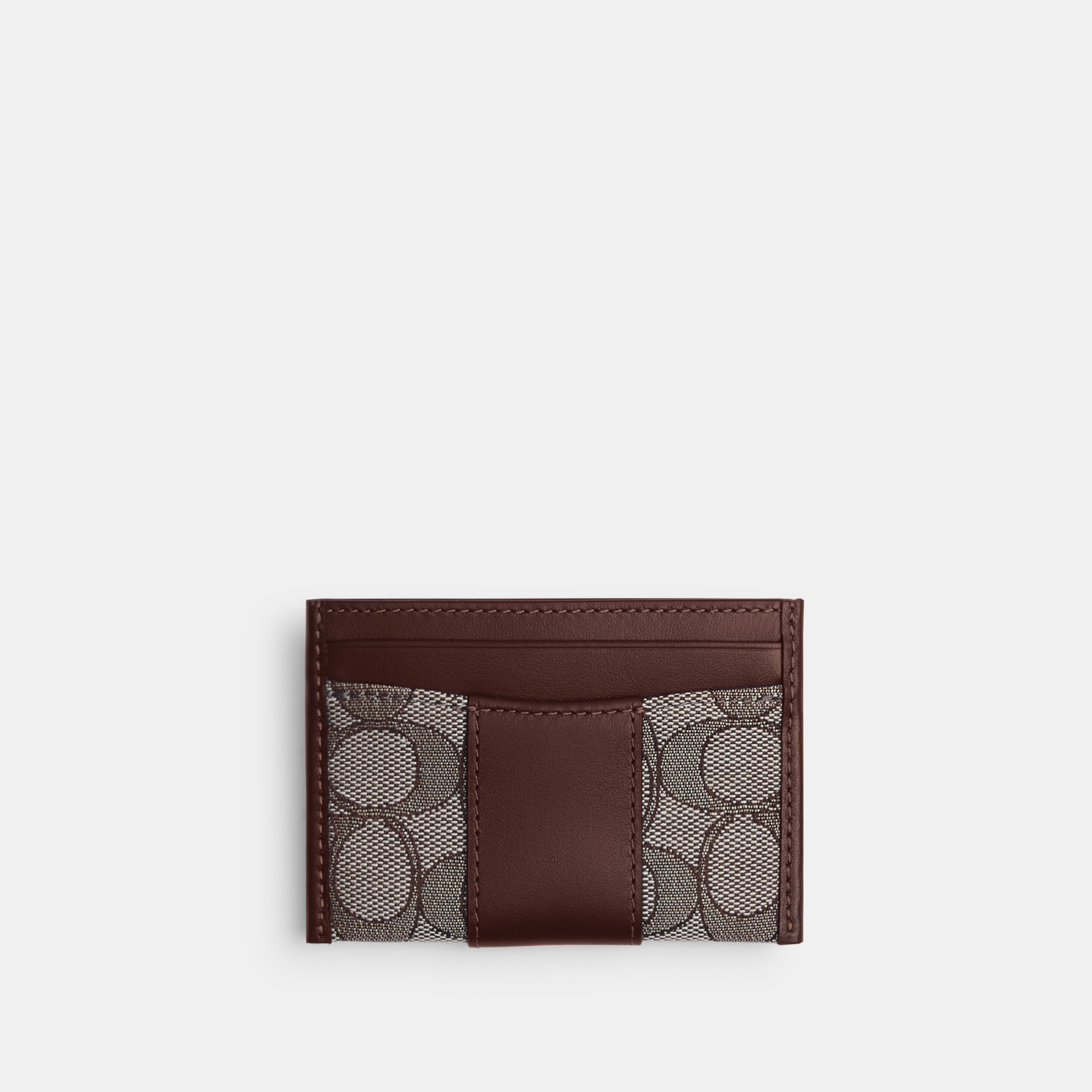 Essential Card Case In Signature Jacquard
