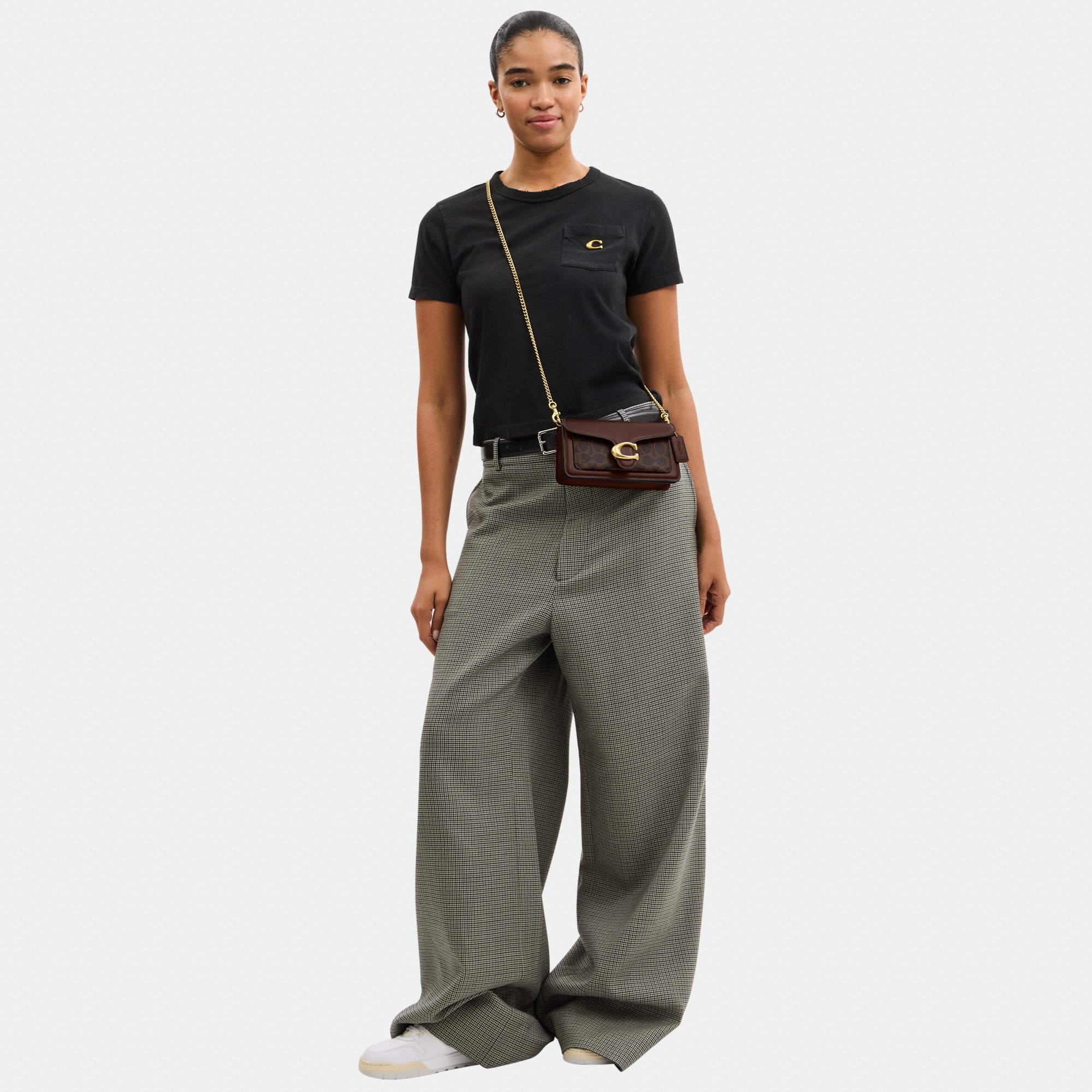 Tabby Chain Crossbody Bag 19 In Signature Canvas