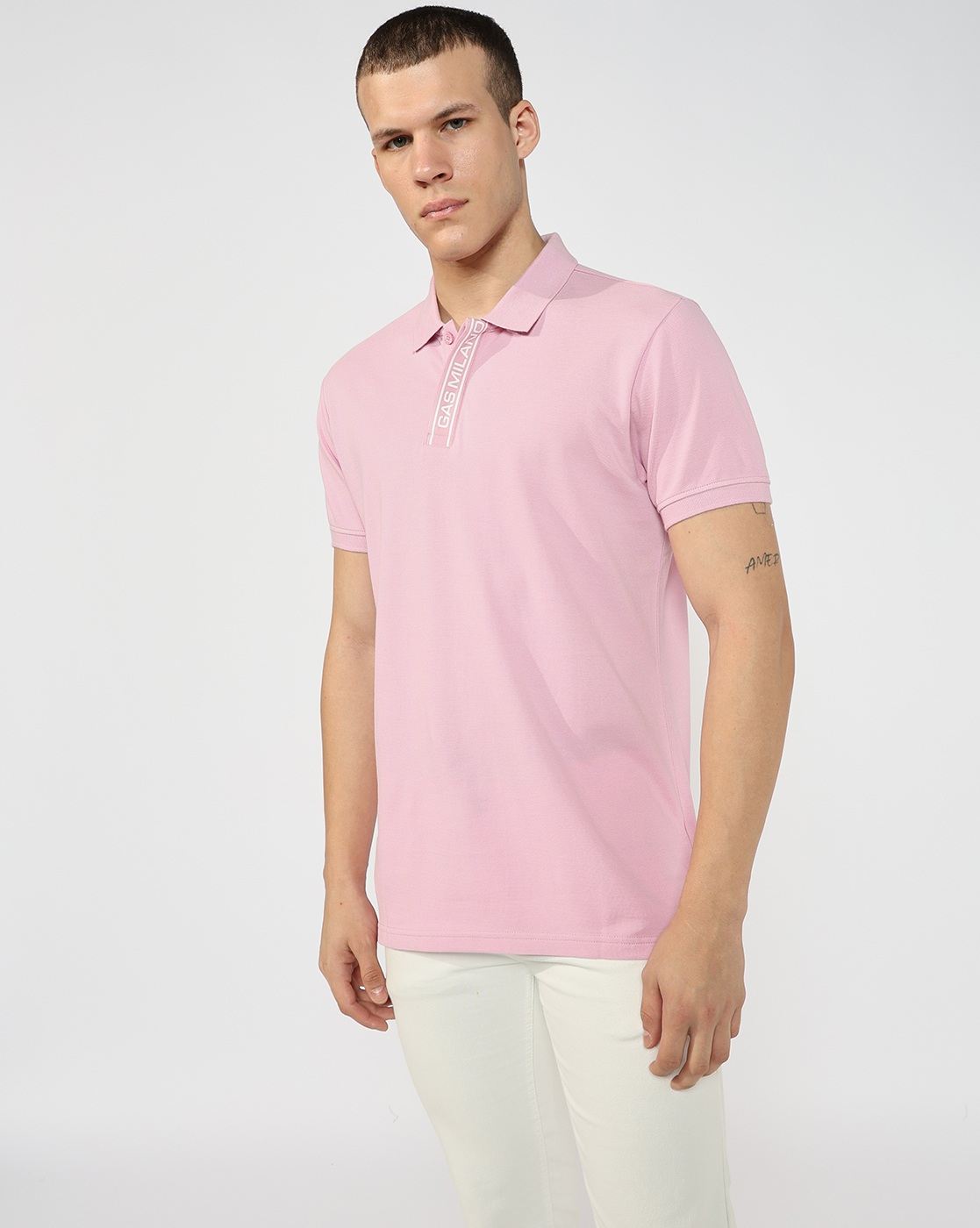 GAS | Regular Fit Polo T-shirt with Signature Branding