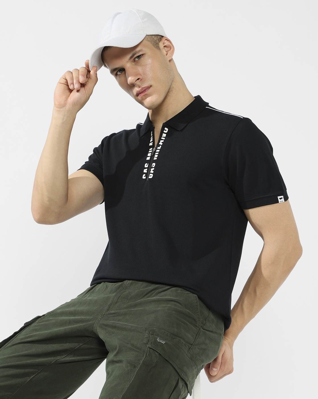 GAS | Regular Fit Polo with Signature Branding