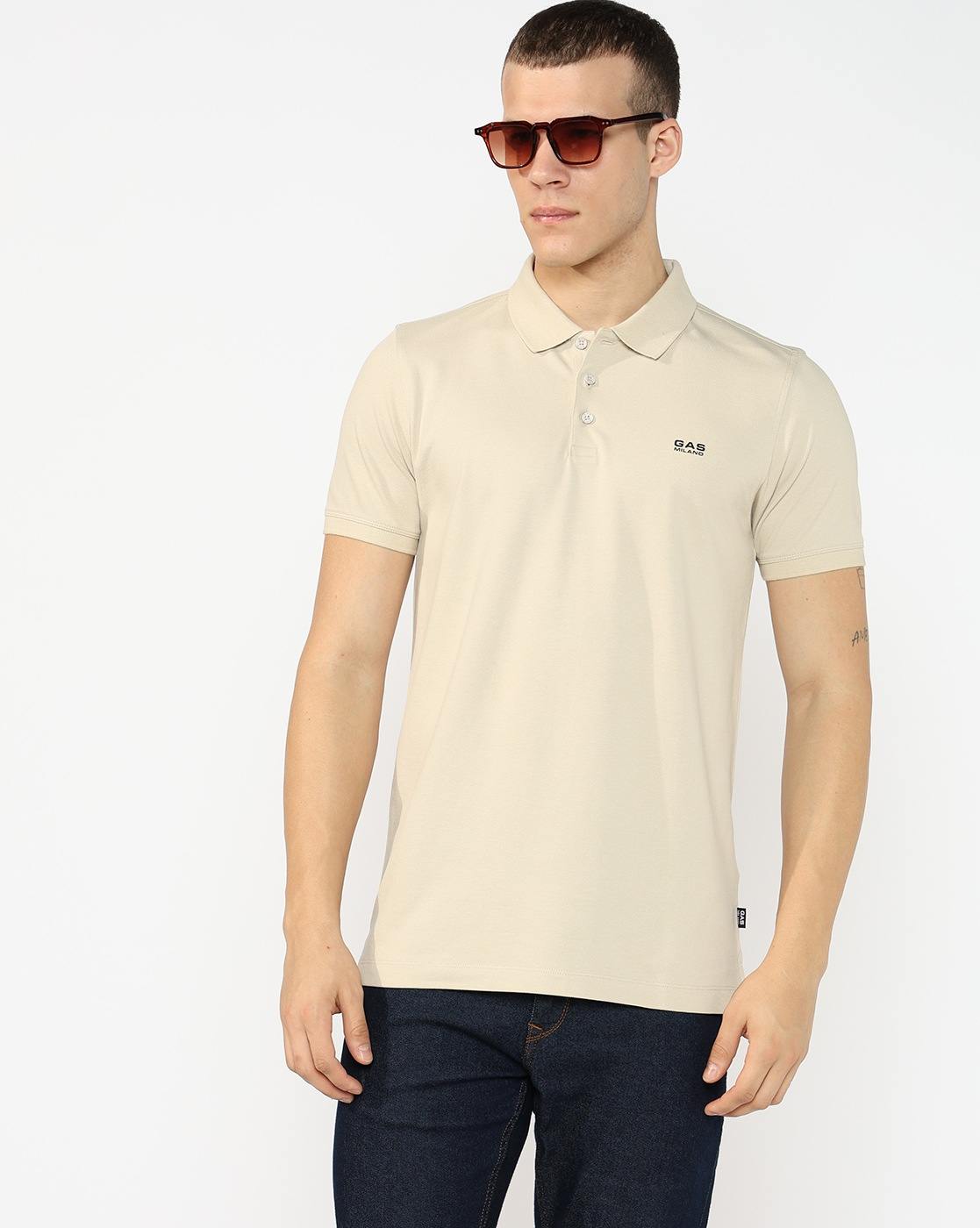GAS | Regular Fit Polo T-shirt with Signature Branding