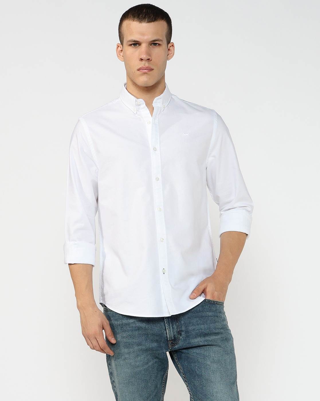 GAS | Regular Fit Cotton Shirt with Milano Heritage Branding