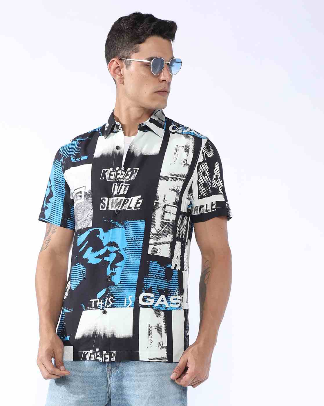 GAS | Regular Fit Shirt with Signature Branding