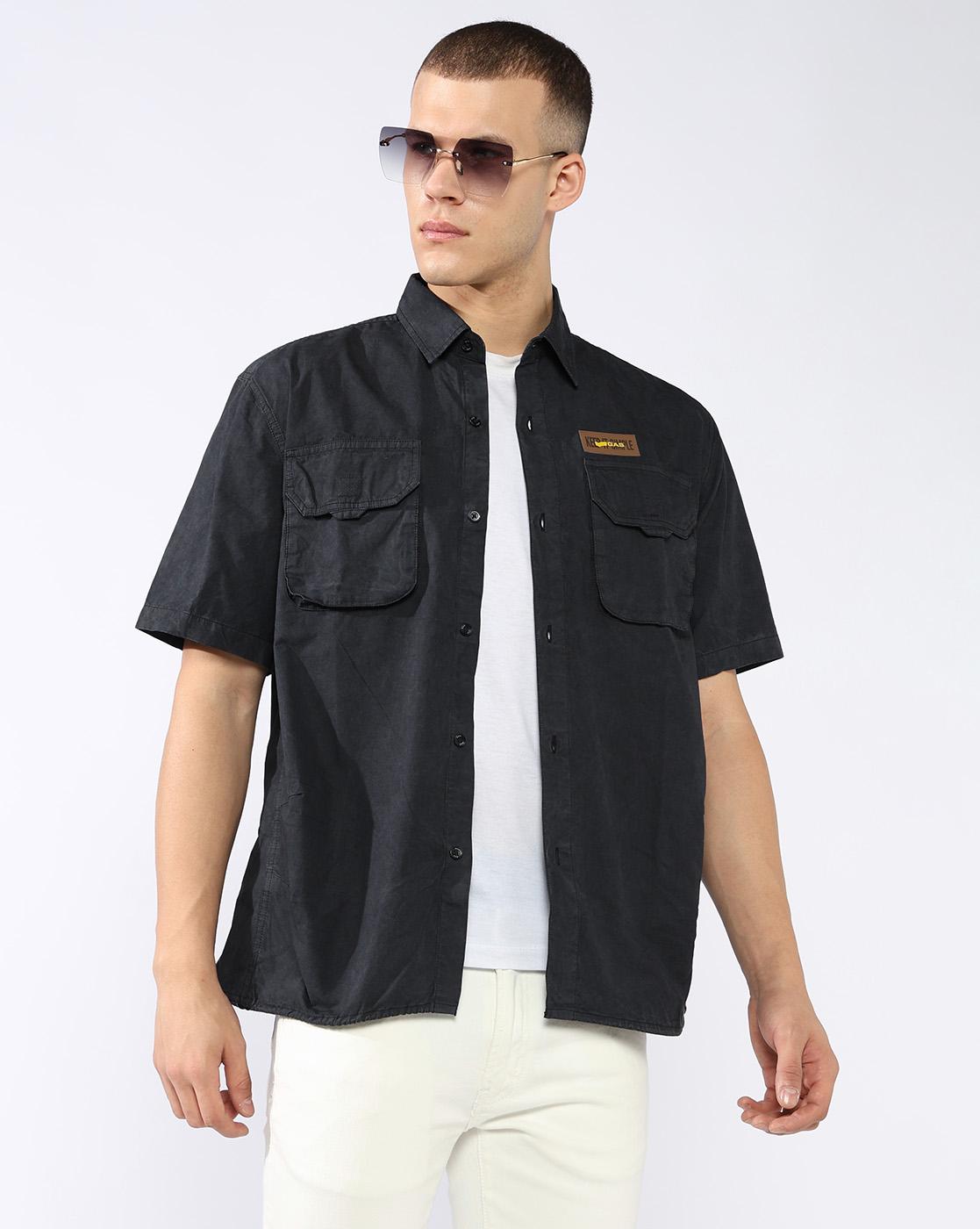 GAS | Boxy Fit Shirt with Signature Branding