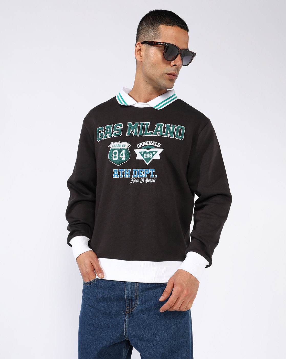 GAS | GAS Regular Fit Shirt with Appliqué Badge