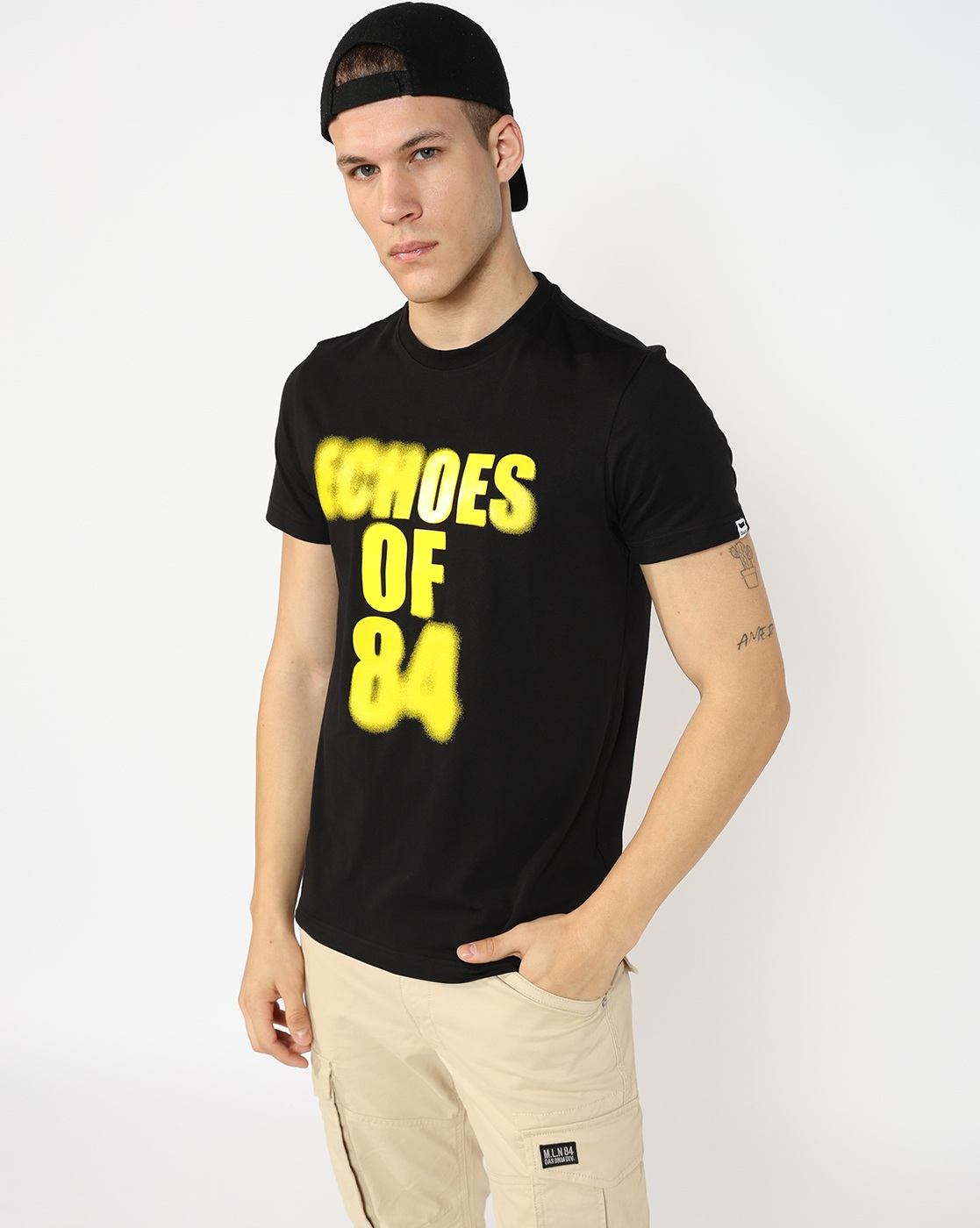 GAS | Regular Fit Crewneck T-Shirt with Signature Branding