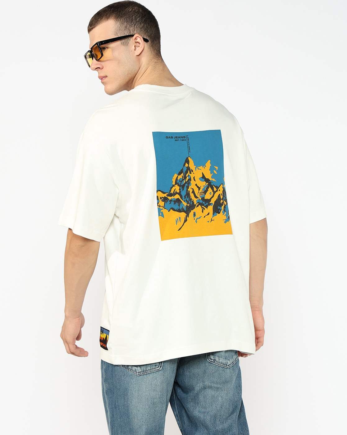GAS | Boxy Fit Crewneck T-Shirt with Signature Branding