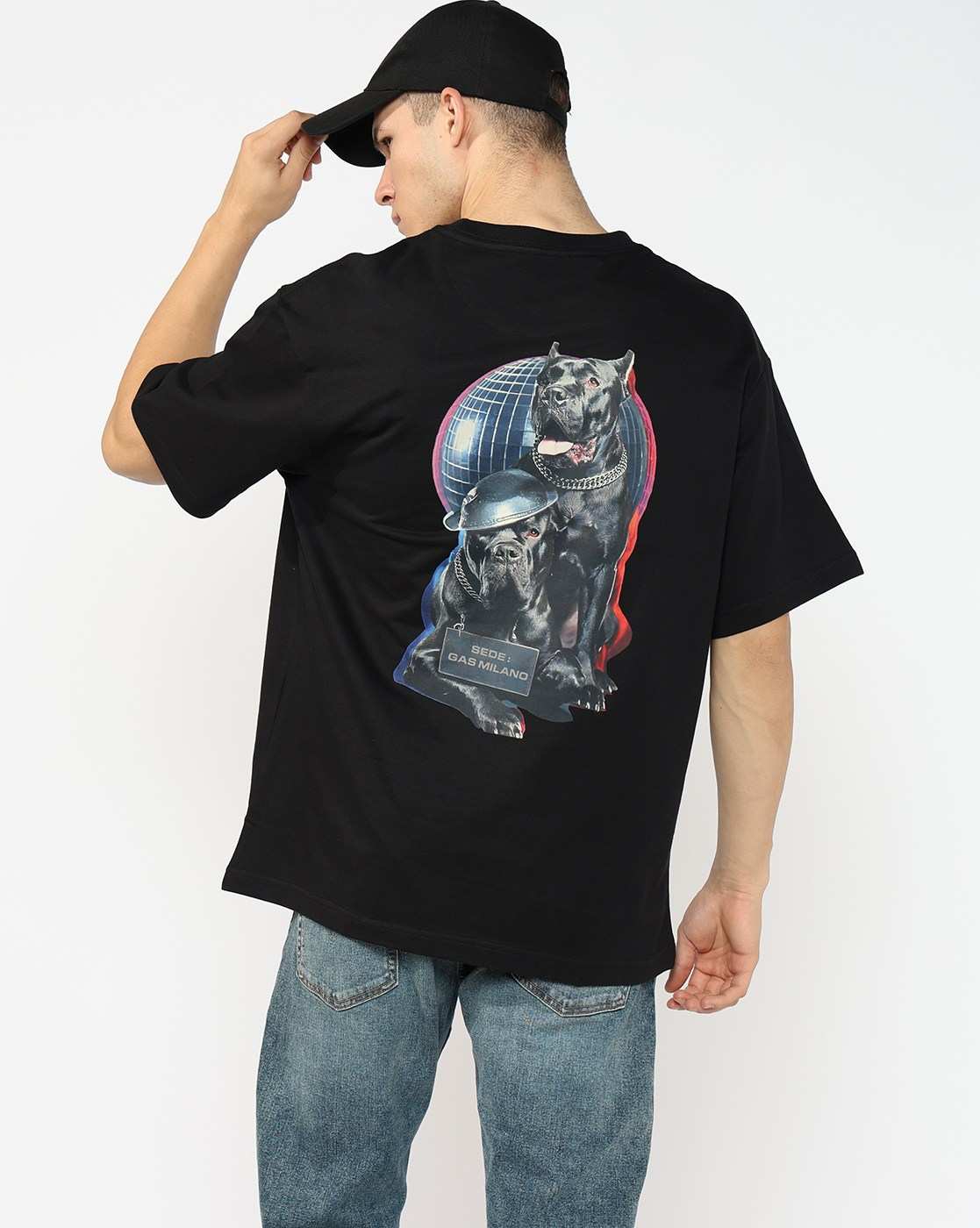 GAS | Boxy Fit Crewneck T-Shirt with Signature Branding