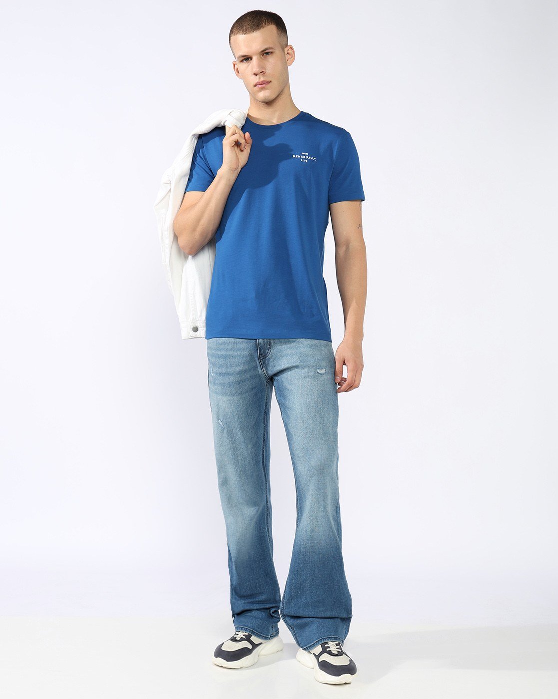 GAS | Toki Bootcut Fit Mid Rise Light Wash Blue Jeans