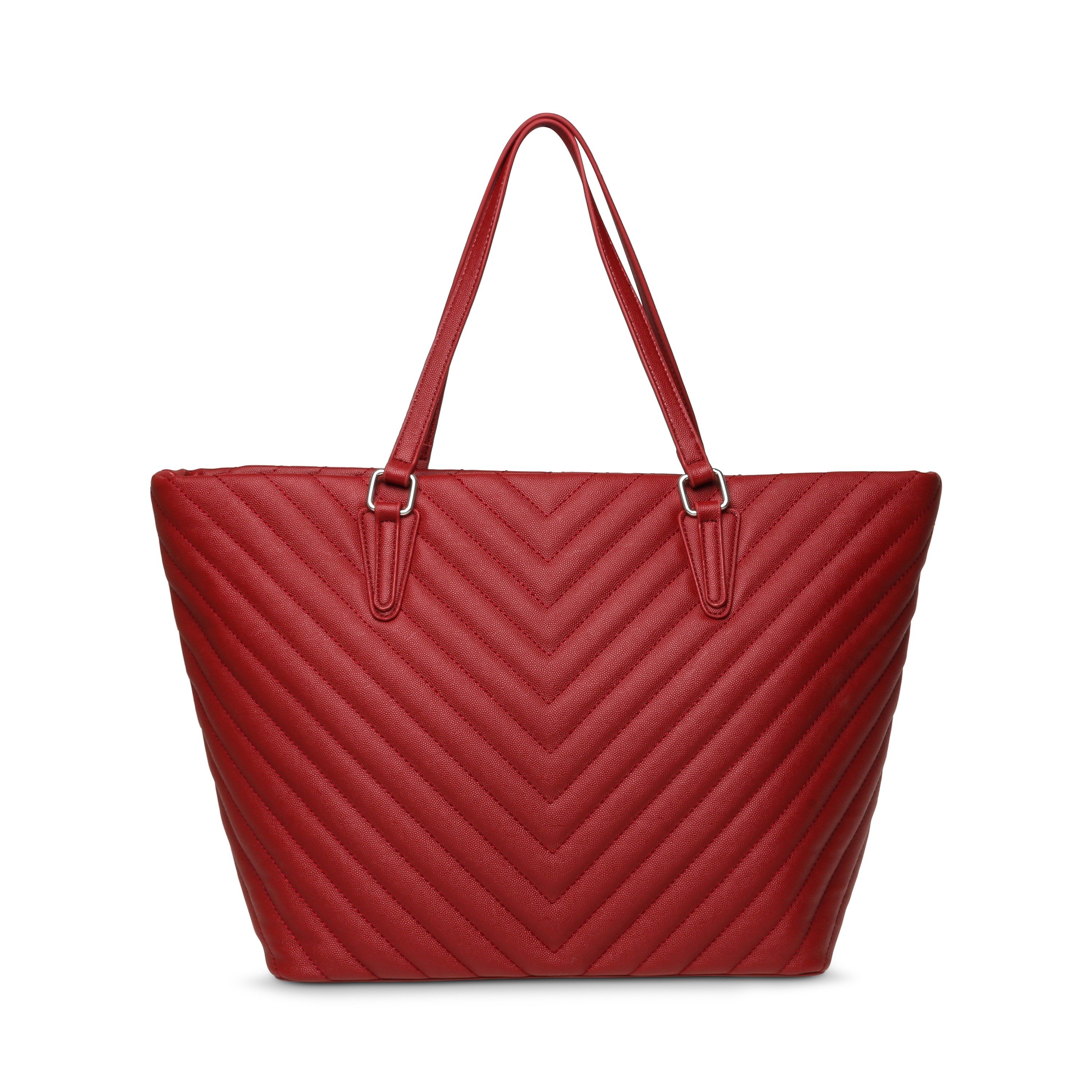 Bjude-2 Red/Silver Tote