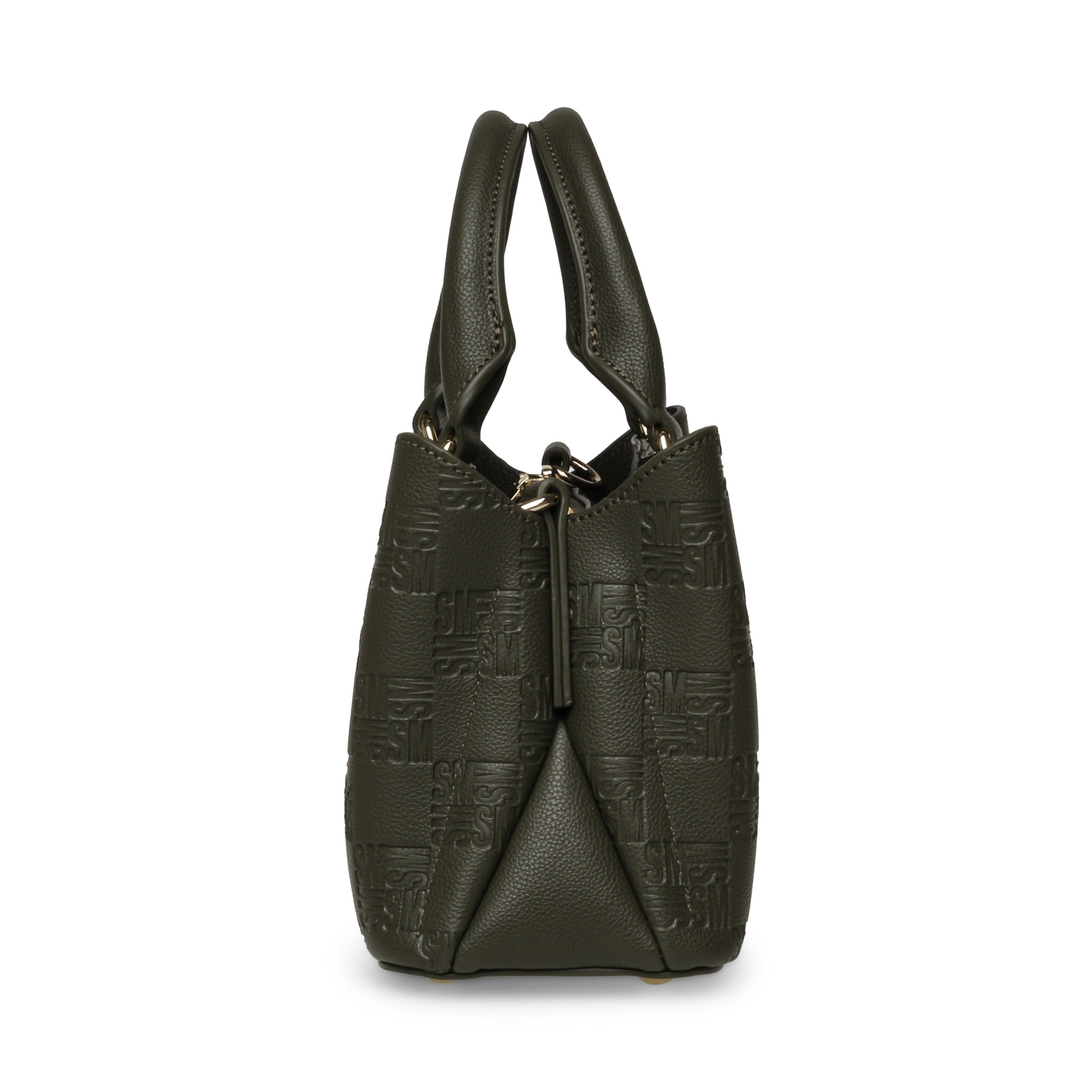 Bnotice-2 Olive-Gold Satchel