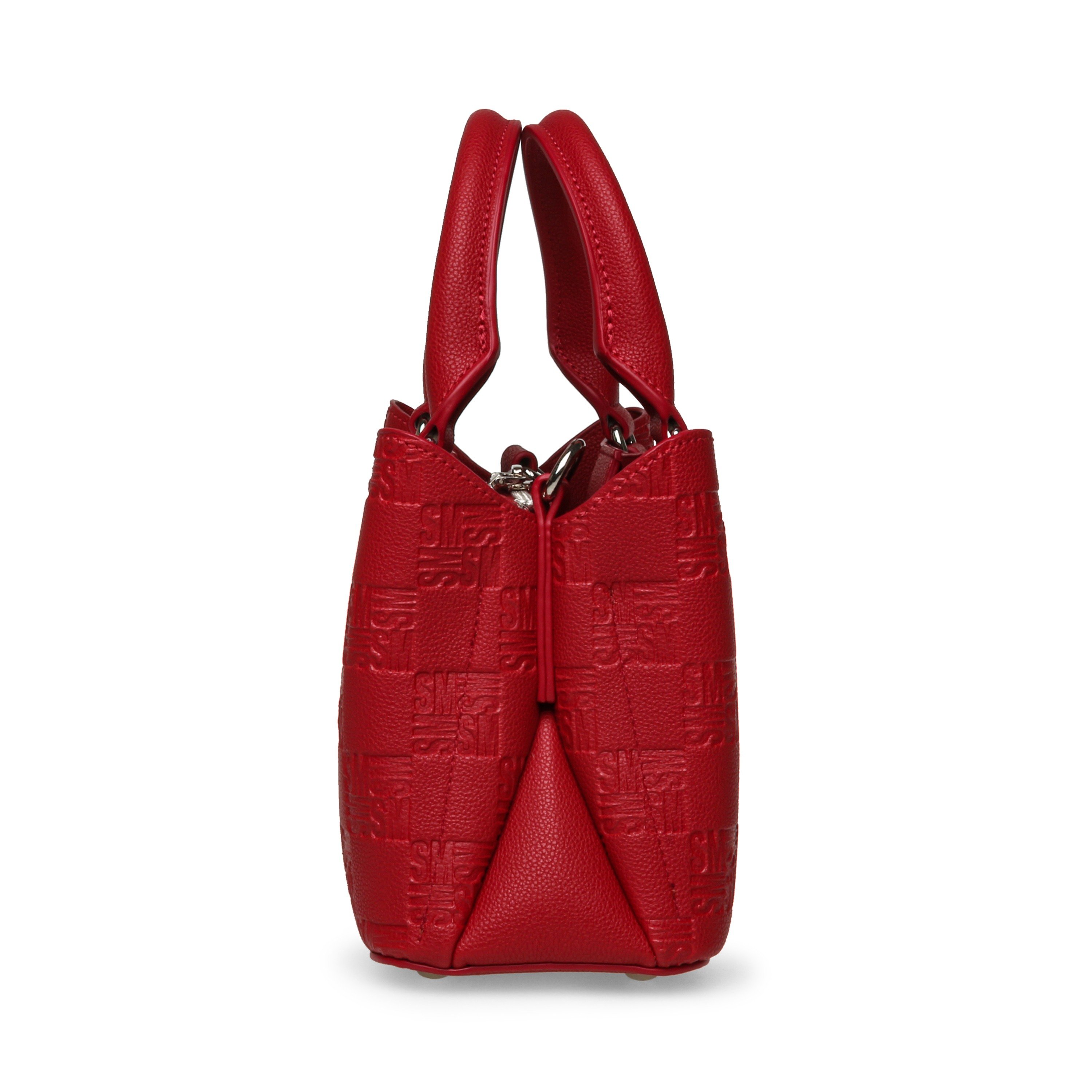 Bnotice-2 Red-Silver Satchel
