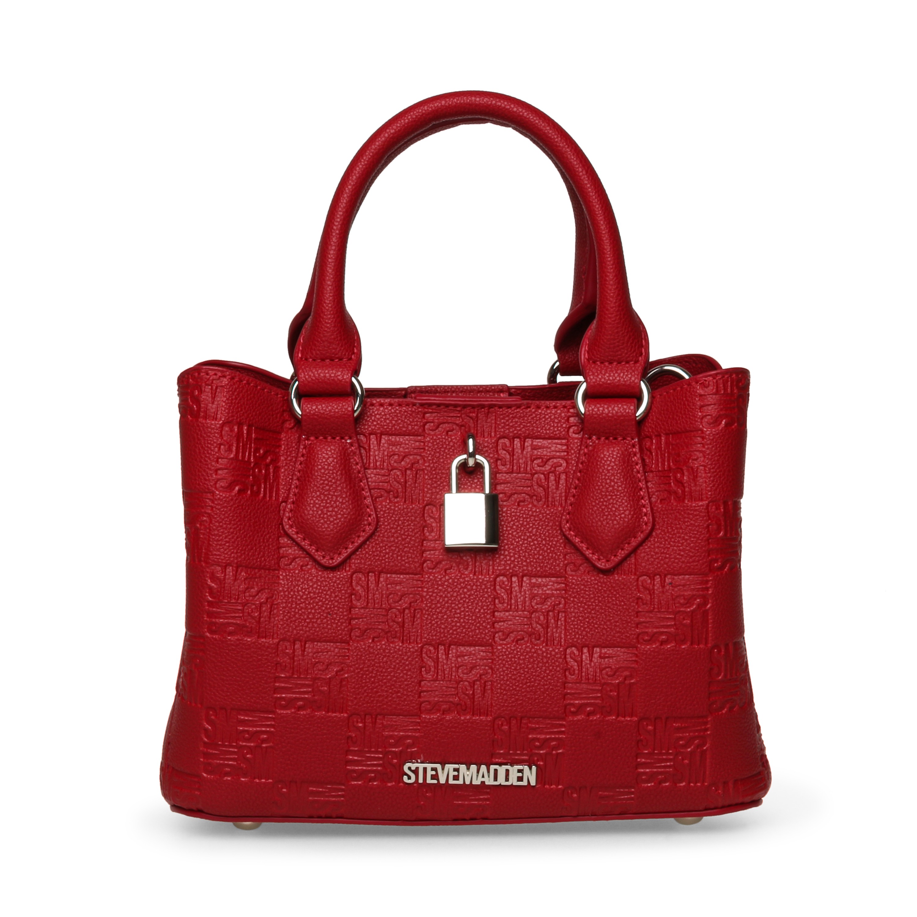 Bnotice-2 Red-Silver Satchel