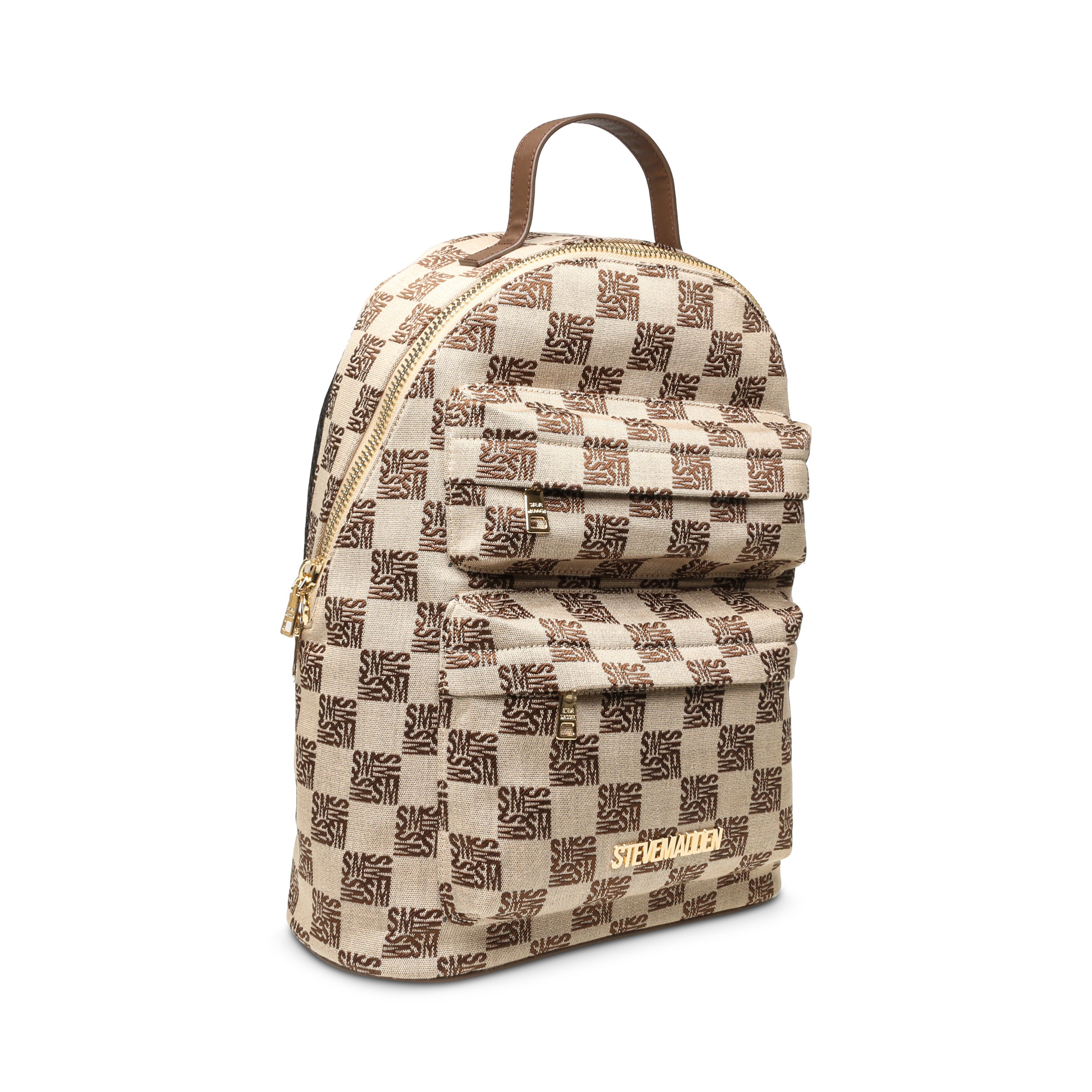 Blab Brown-Gold Backpacks