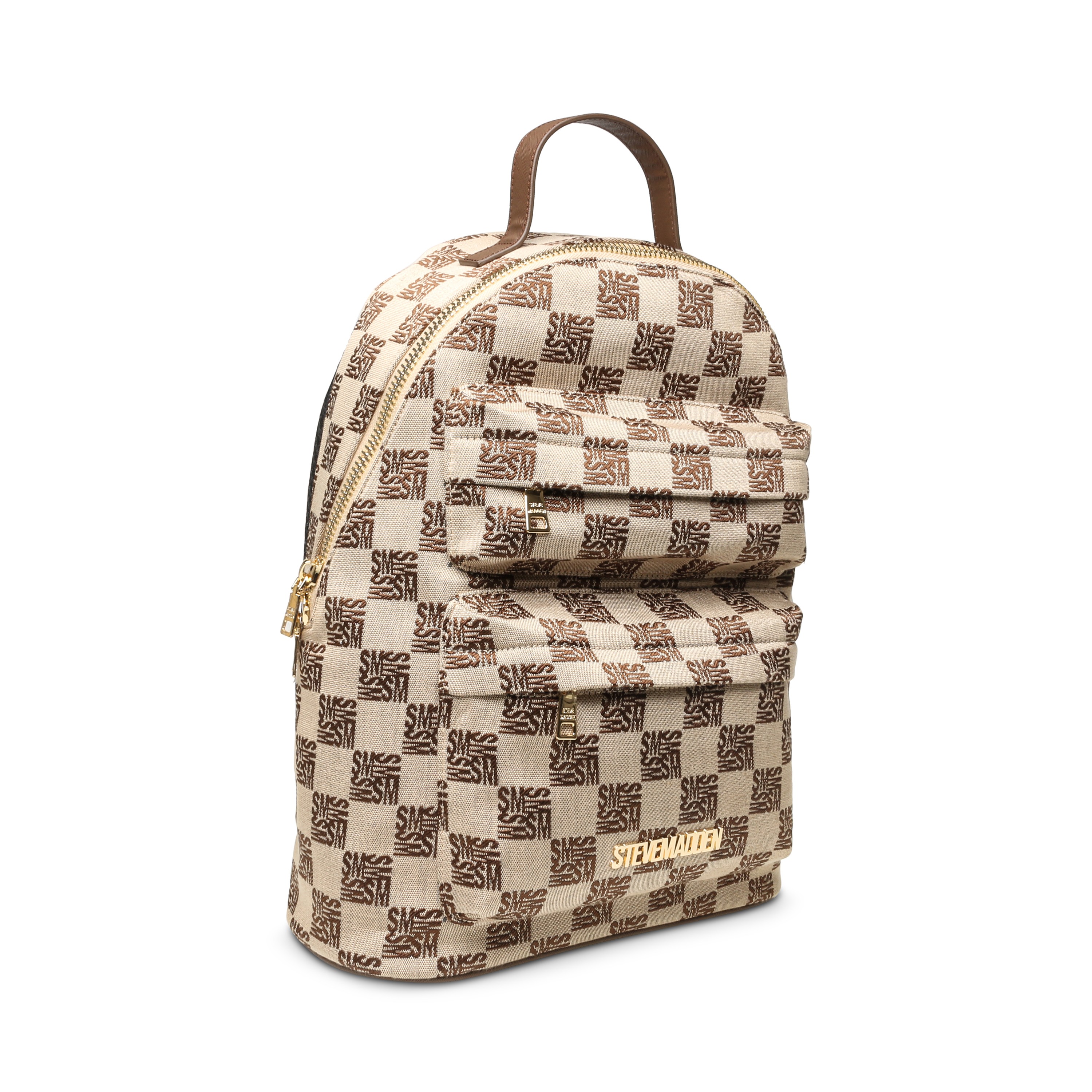 Blab Brown-Gold Backpacks
