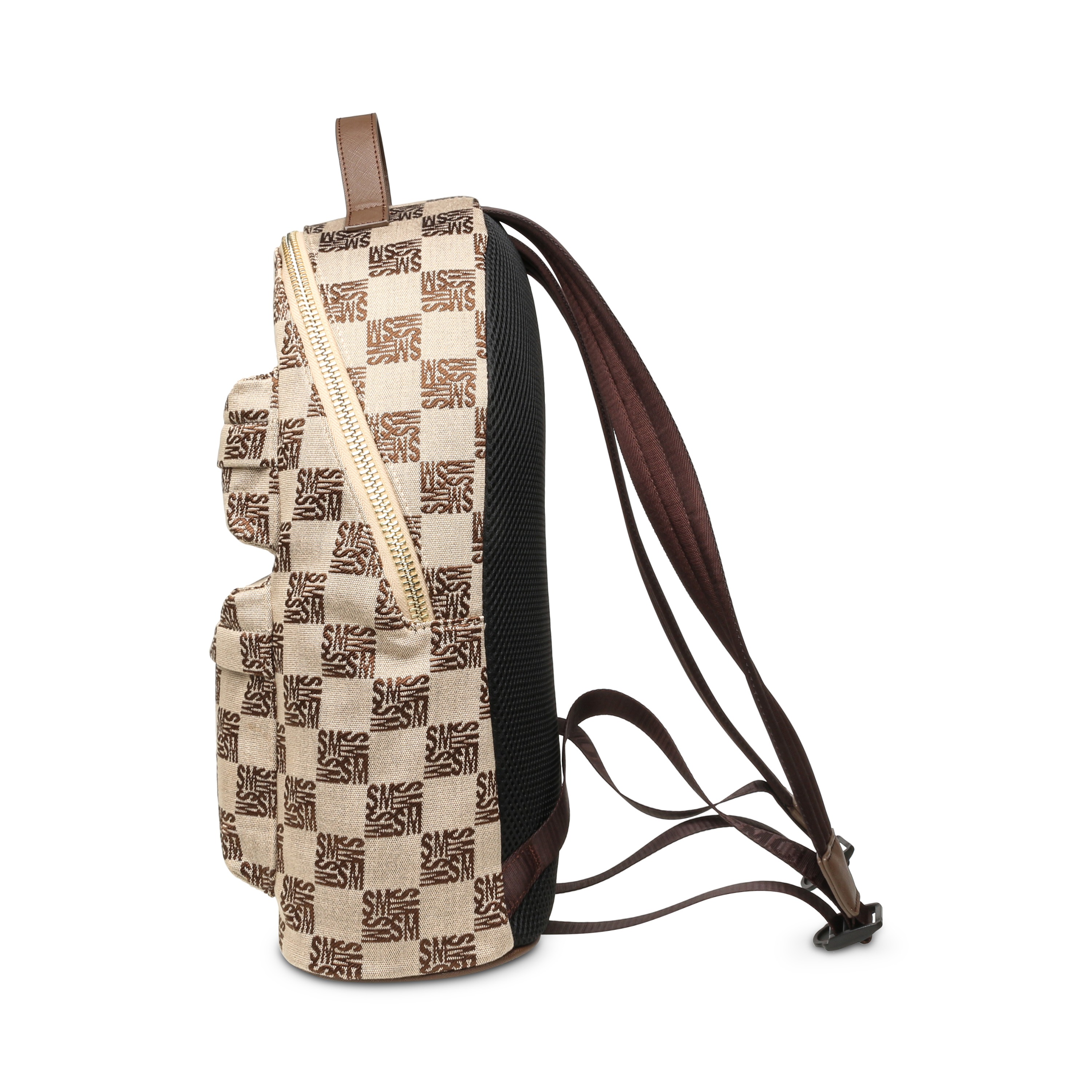 Blab Brown-Gold Backpacks