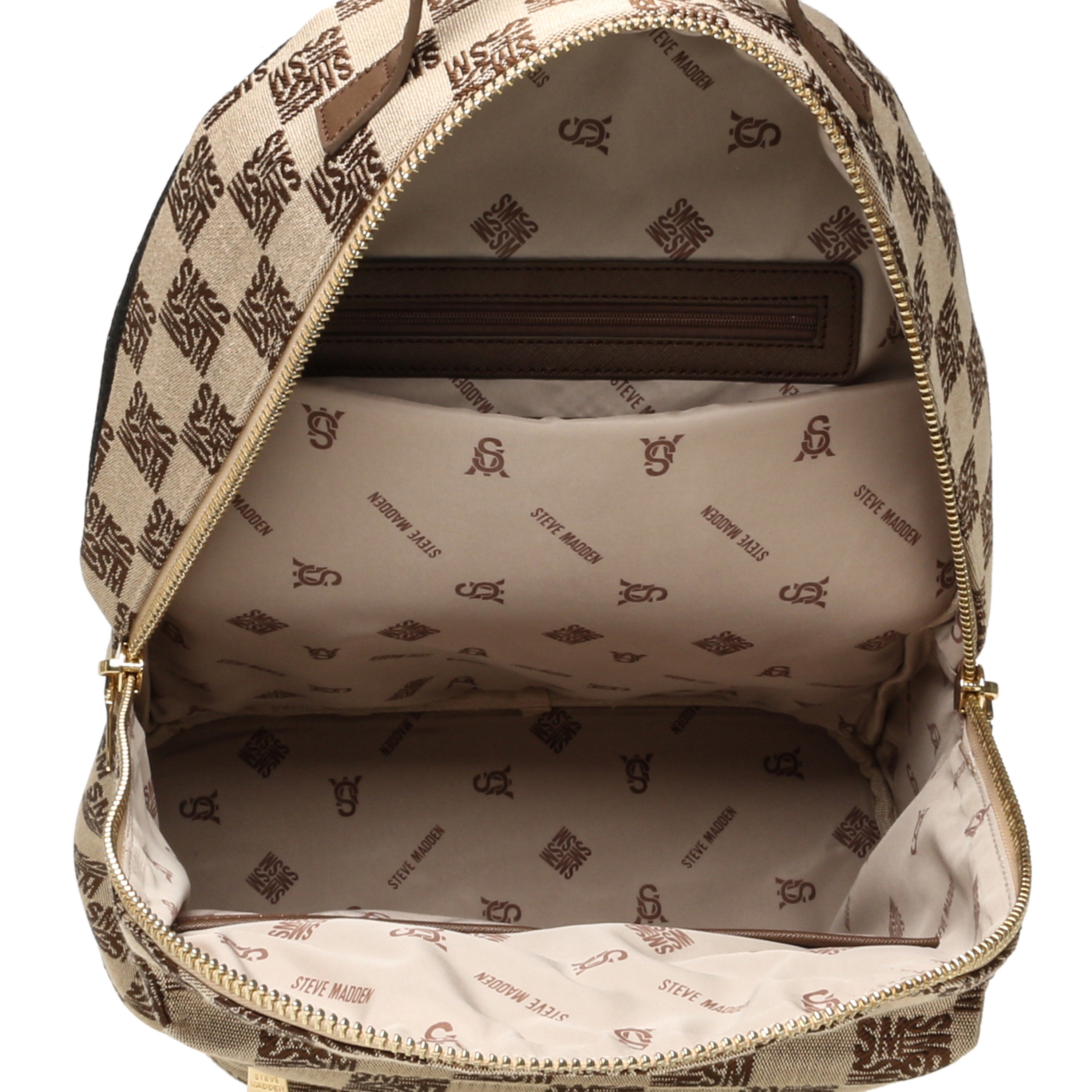 Blab Brown-Gold Backpacks