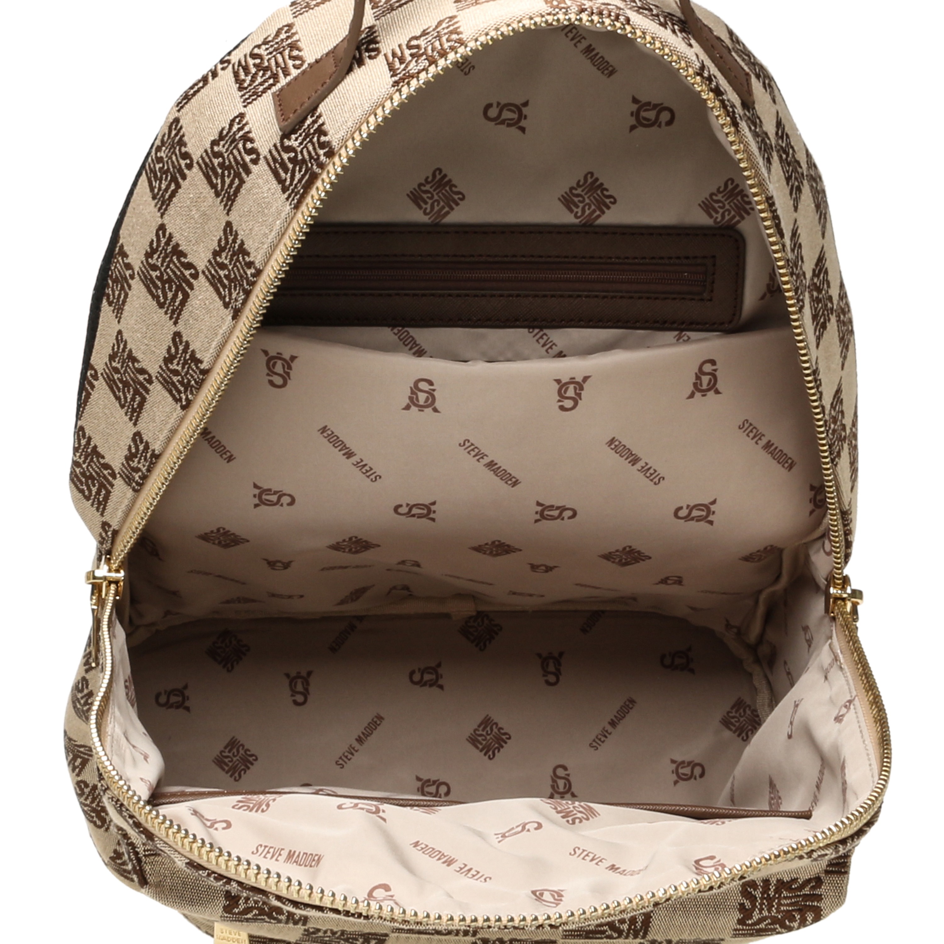 Blab Brown-Gold Backpacks