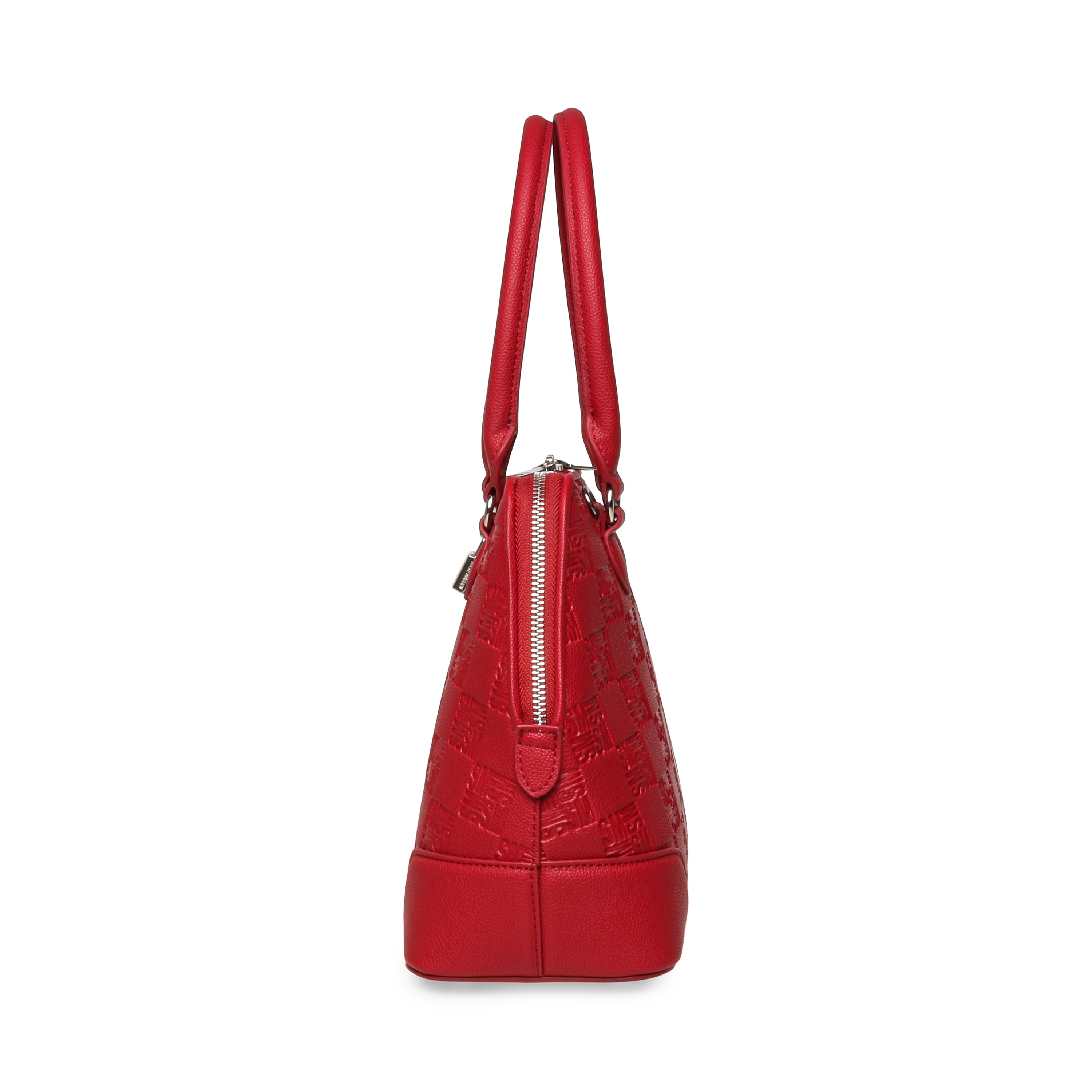 Bwish Red-Silver Satchel