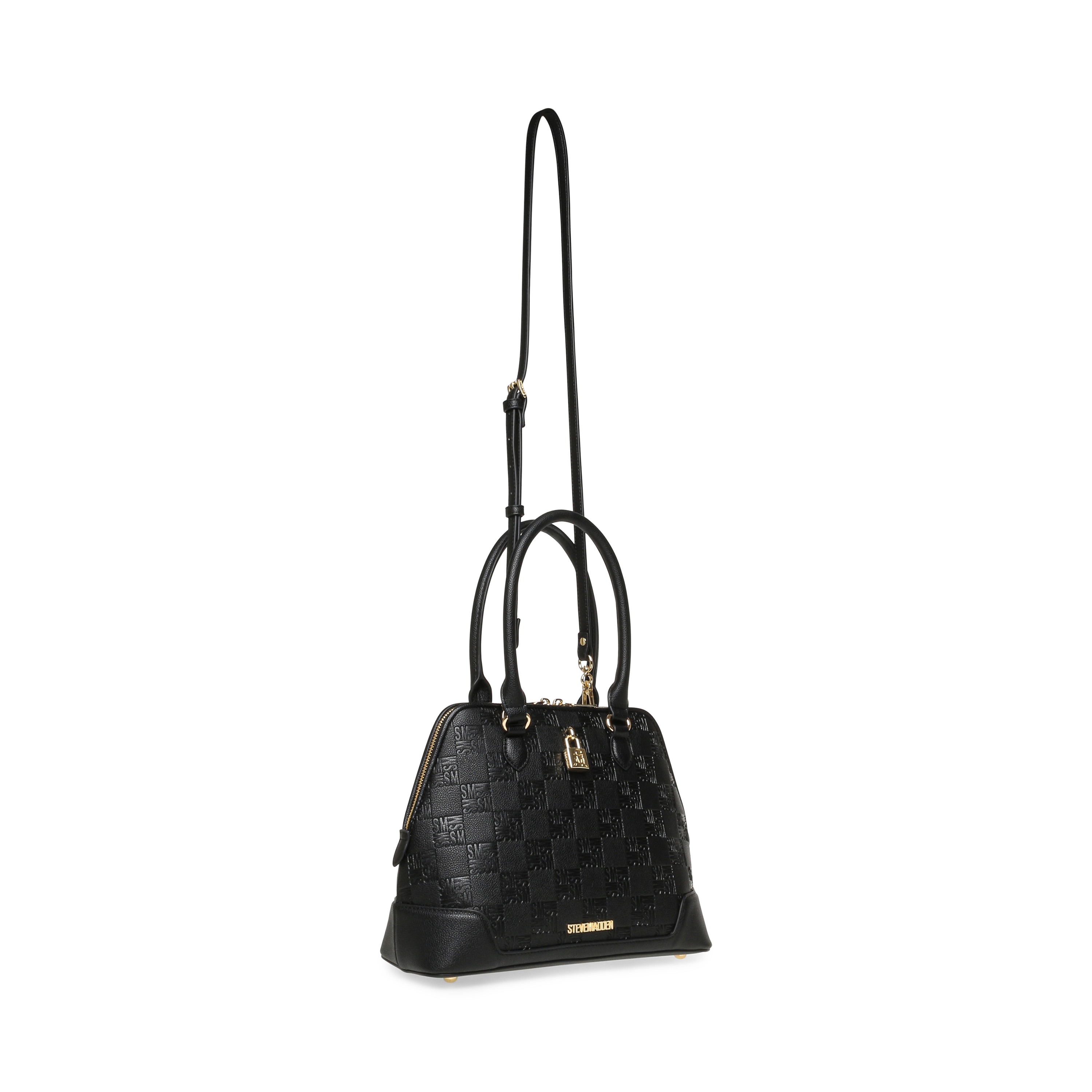 Bwish Black-Gold Satchel