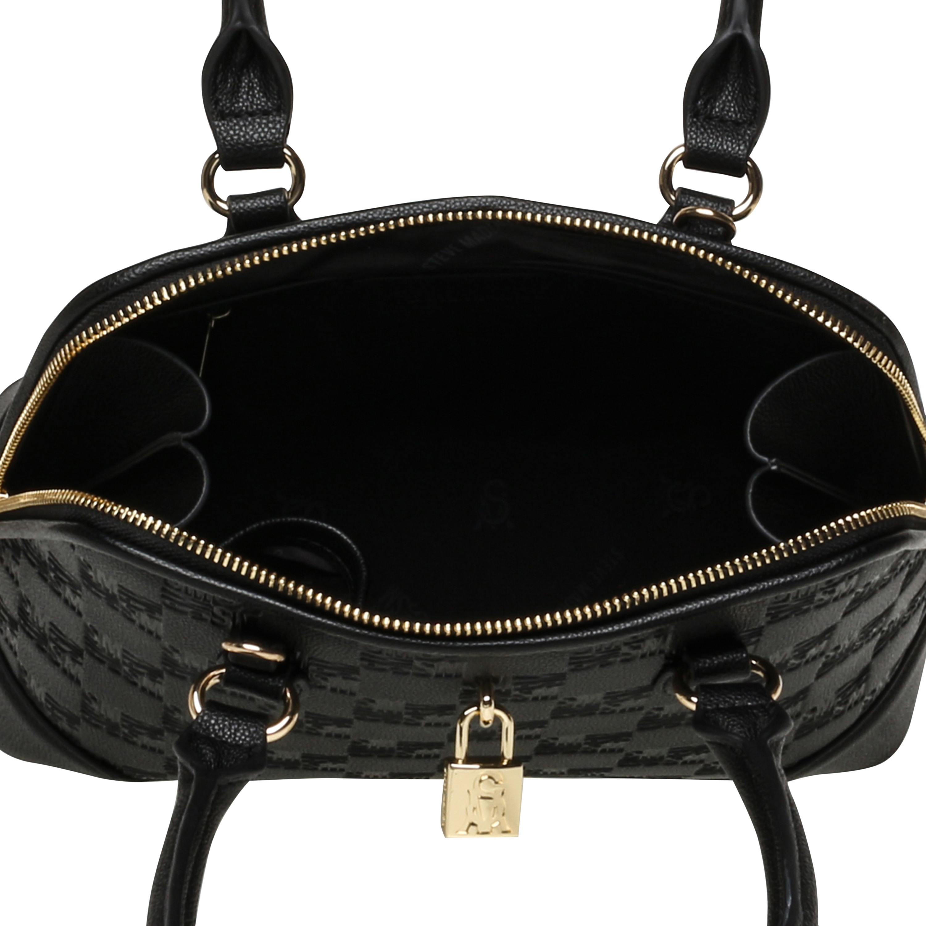 Bwish Black-Gold Satchel