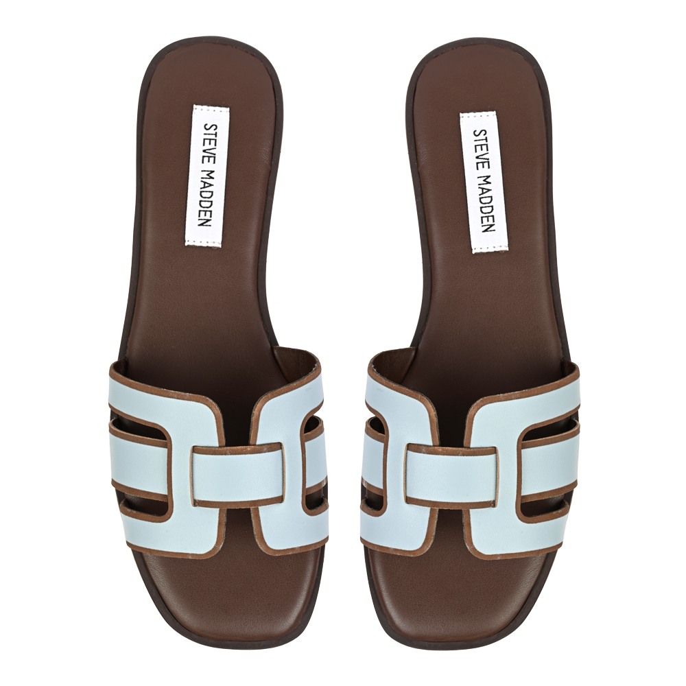 Solene Brown/Blue Flats