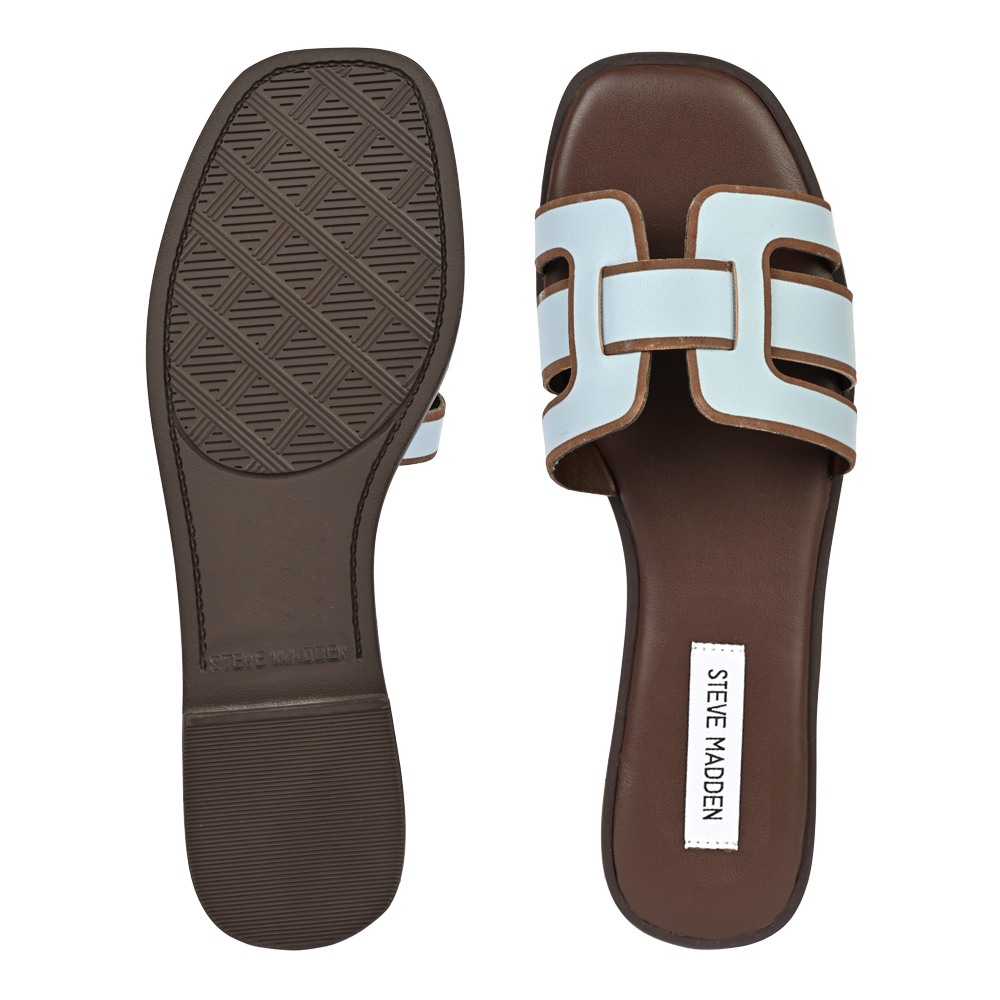 Solene Brown/Blue Flats