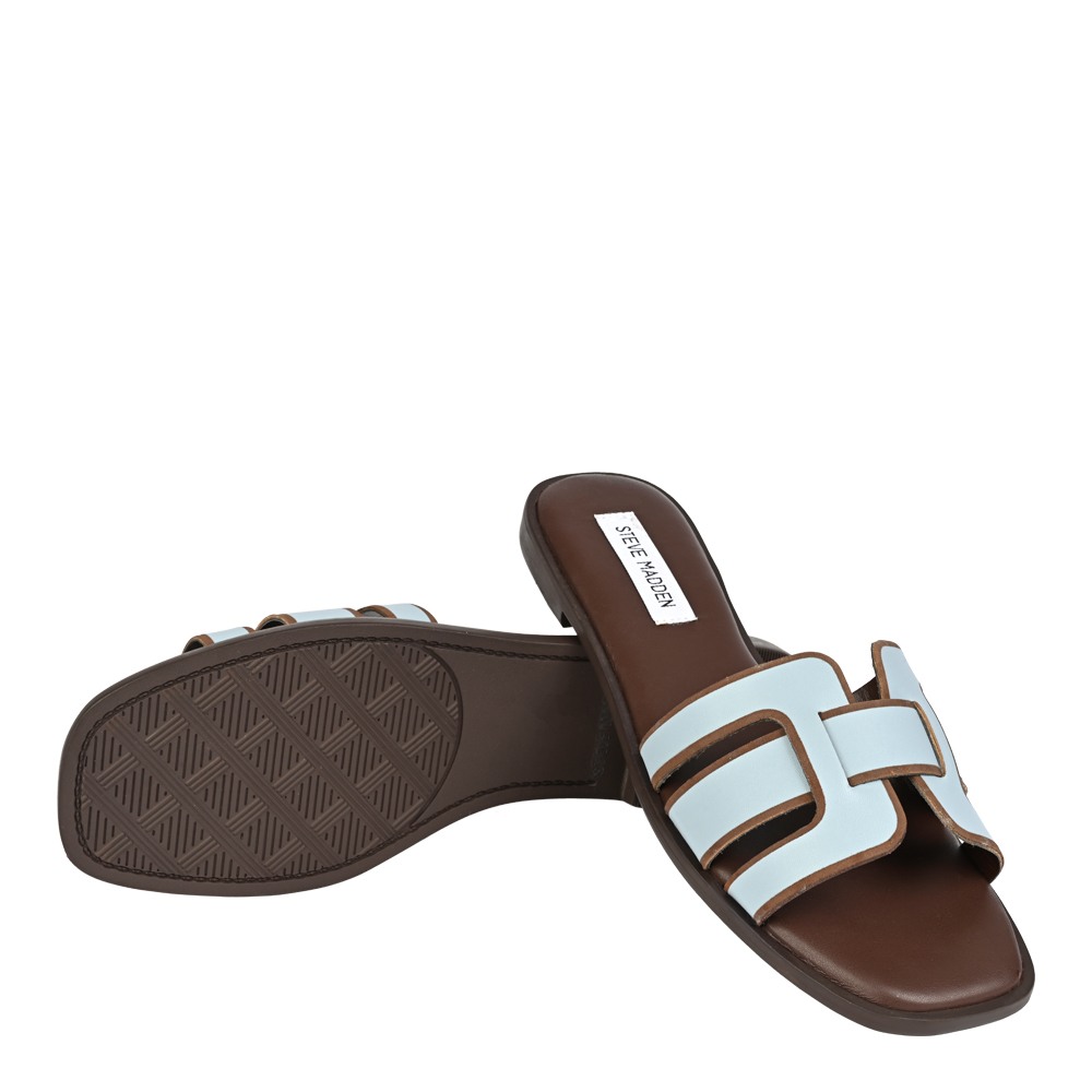 Solene Brown/Blue Flats