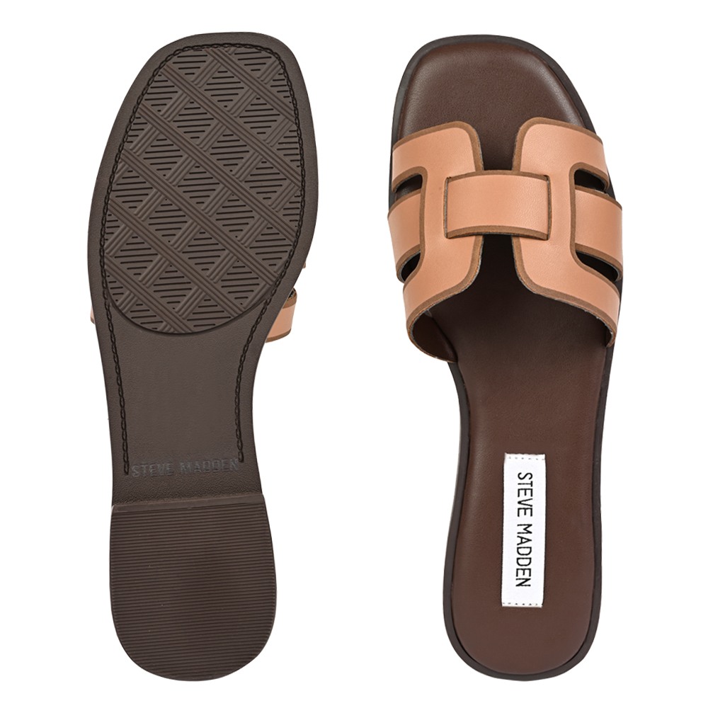 Solene Brown/Tan Flats