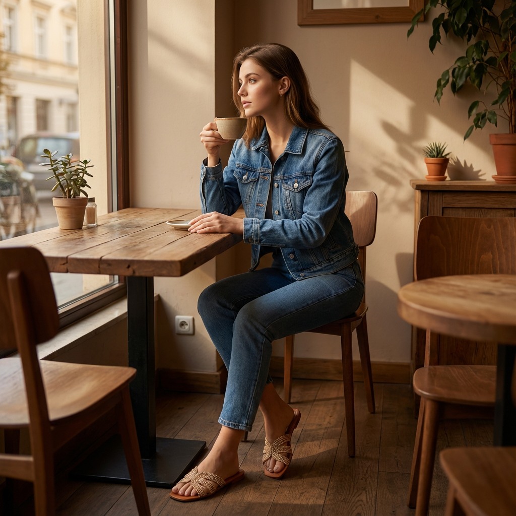Alise Rose Gold Flats