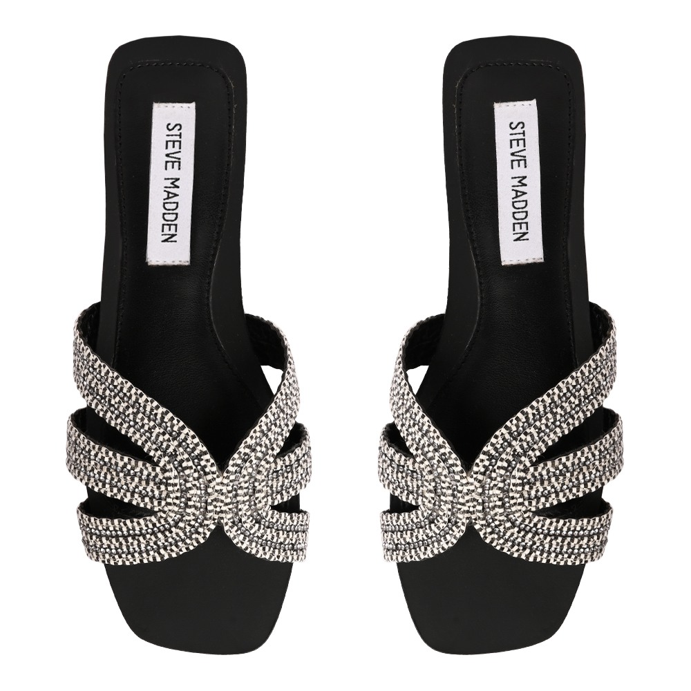 Alise Black Multi Flats