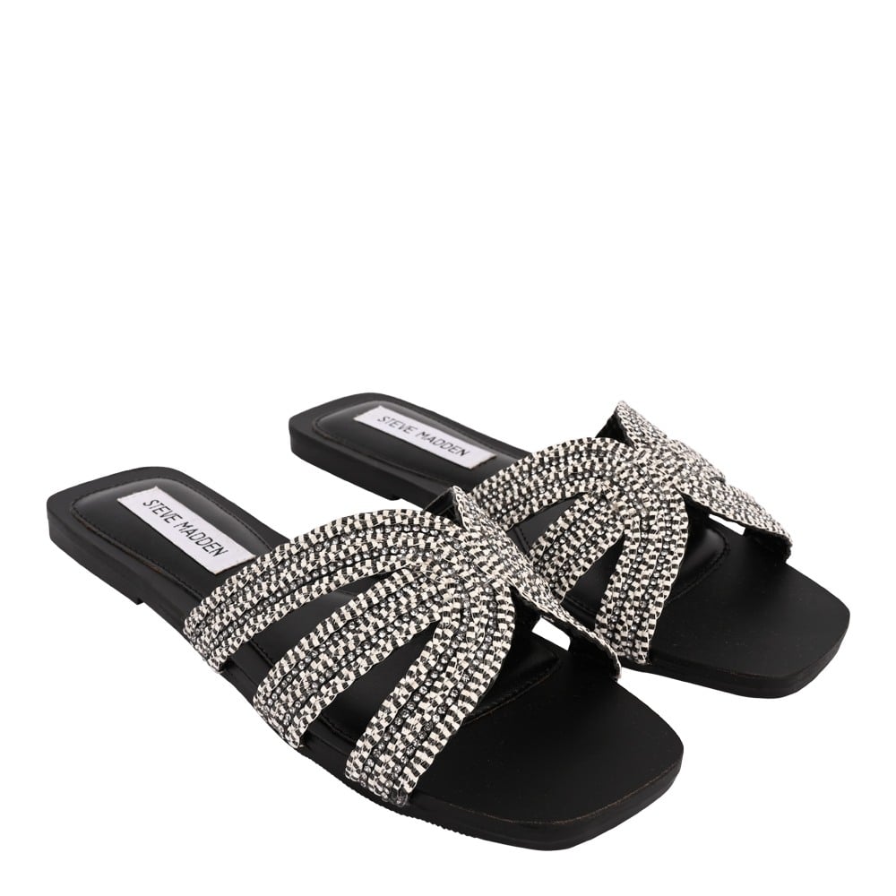 Alise Black Multi Flats