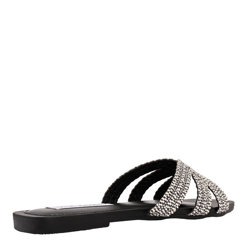 Alise Black Multi Flats