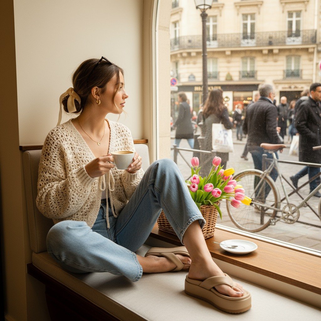 Blackout-In Tan Flats