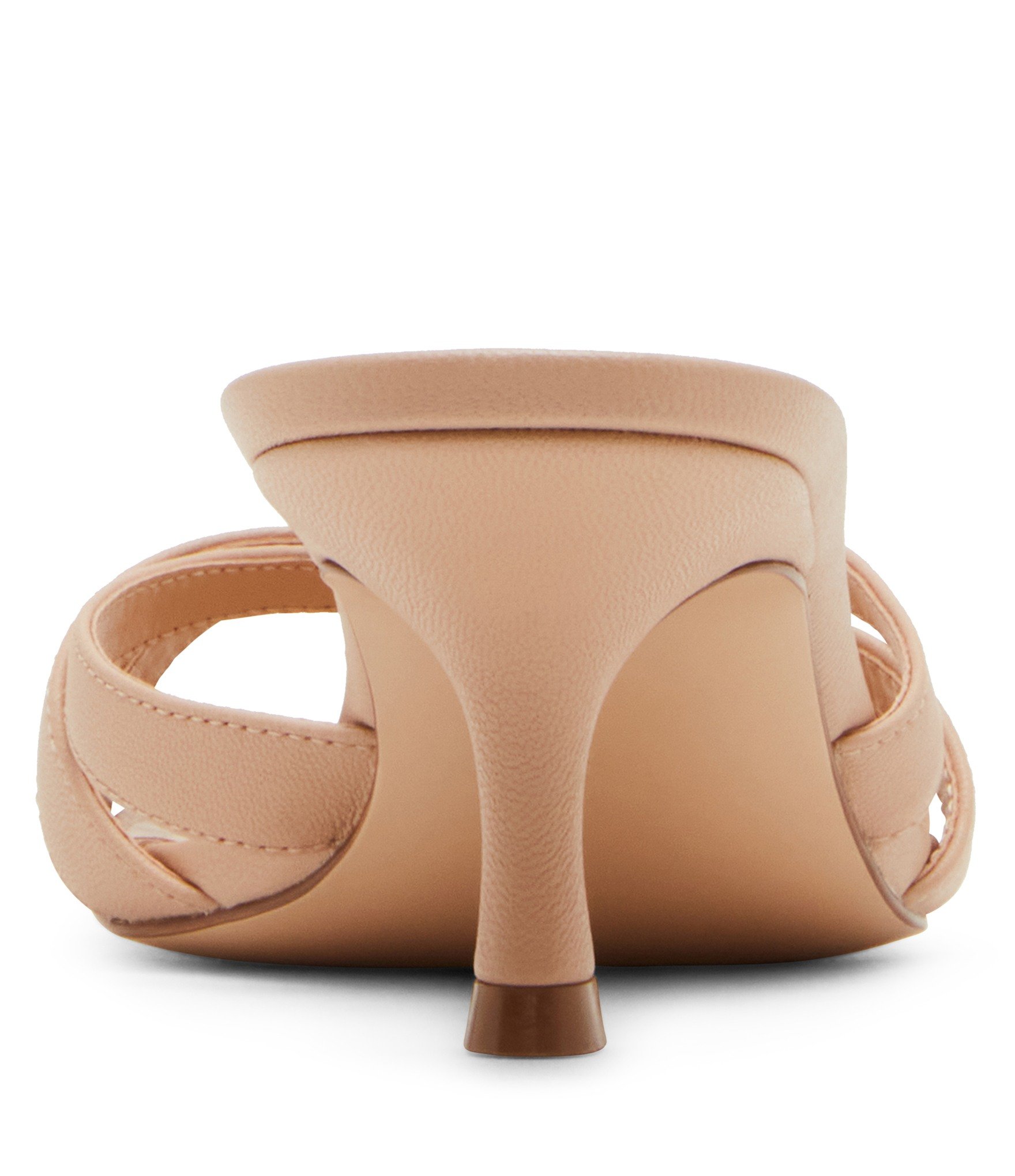 Cary-In Tan Leather Heels  Sandals