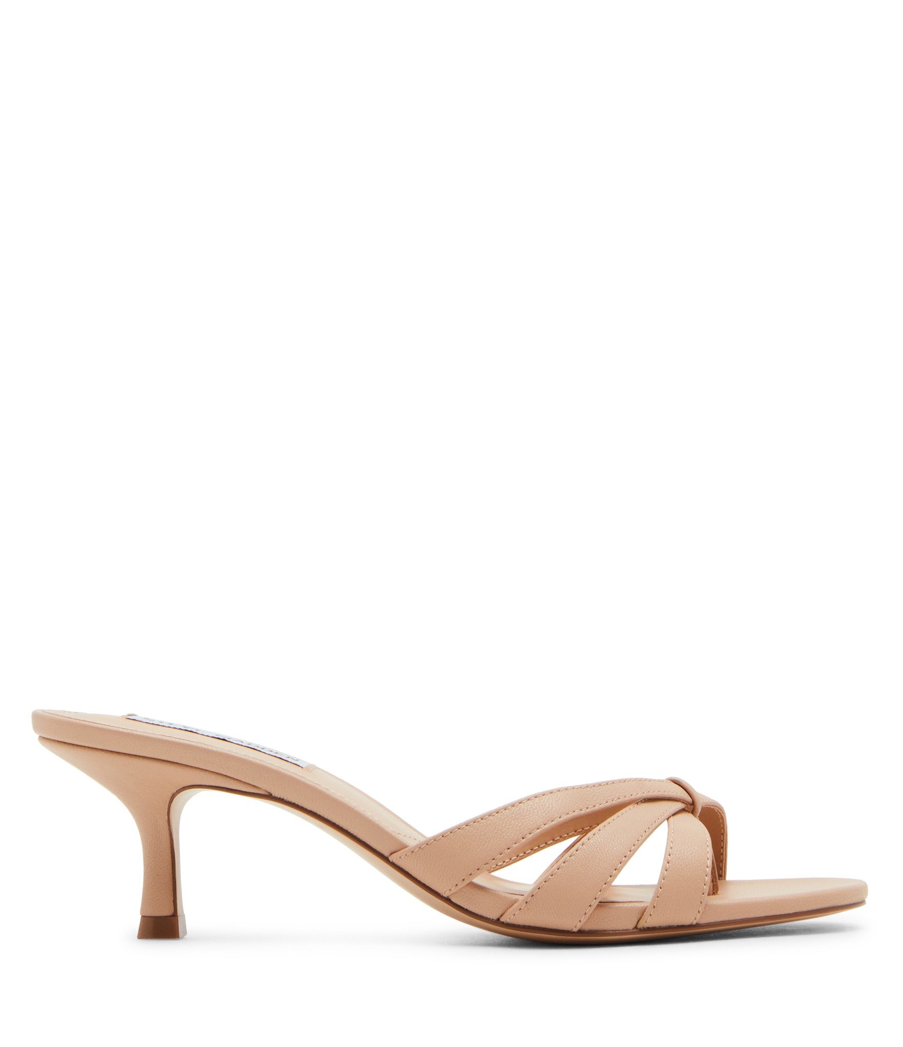 Cary-In Tan Leather Heels  Sandals