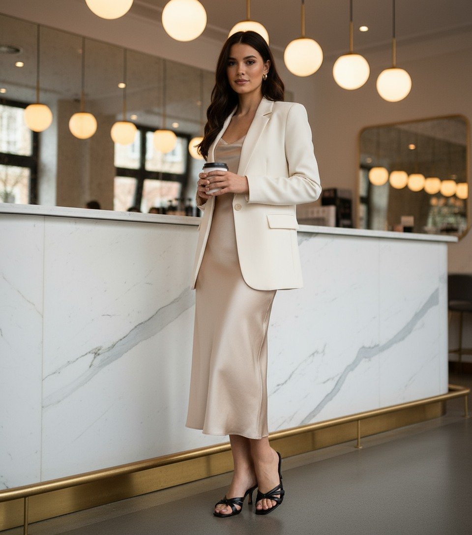 Cary-In Black Leather Heels Sandals