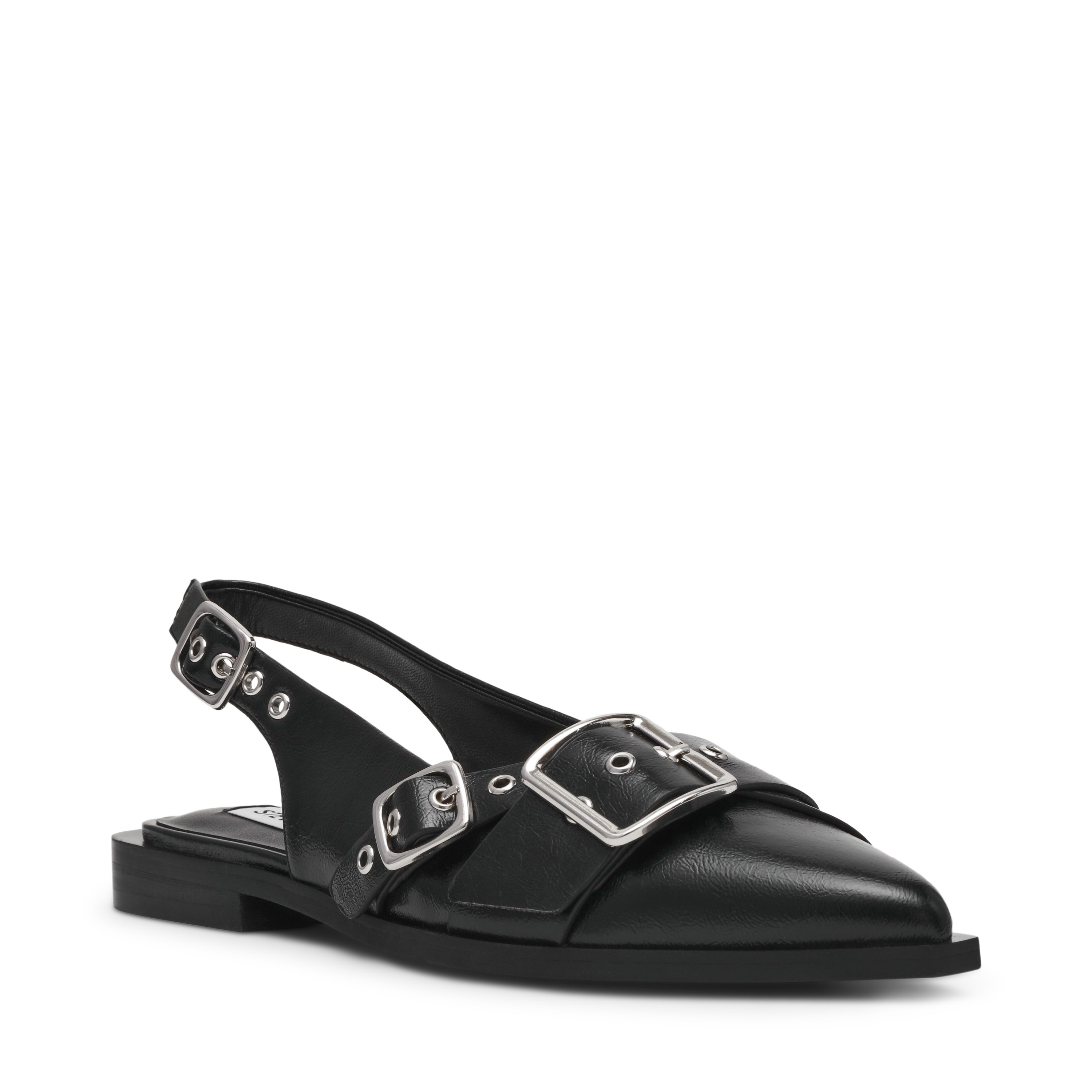 Grezly-In Black Flats