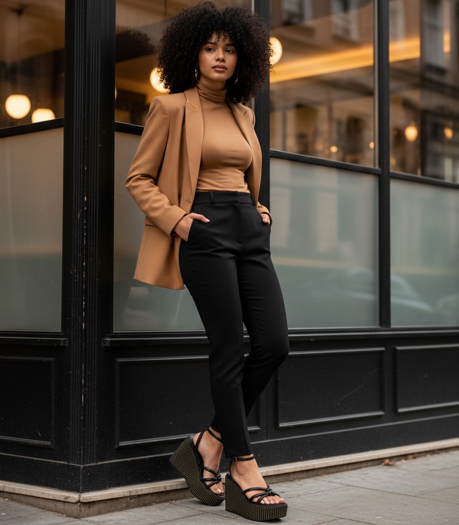 Jeyla-In Black Wedges