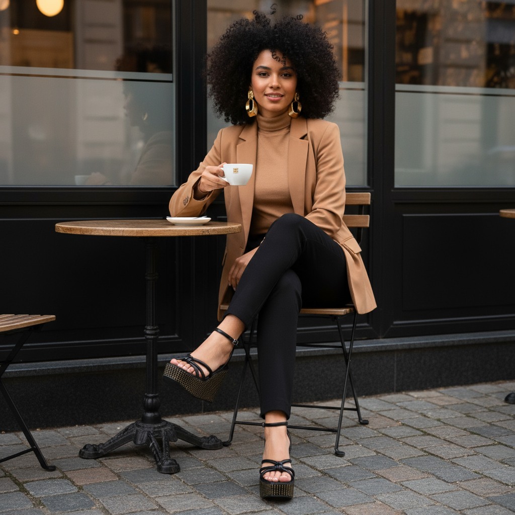 Jeyla-In Black Wedges