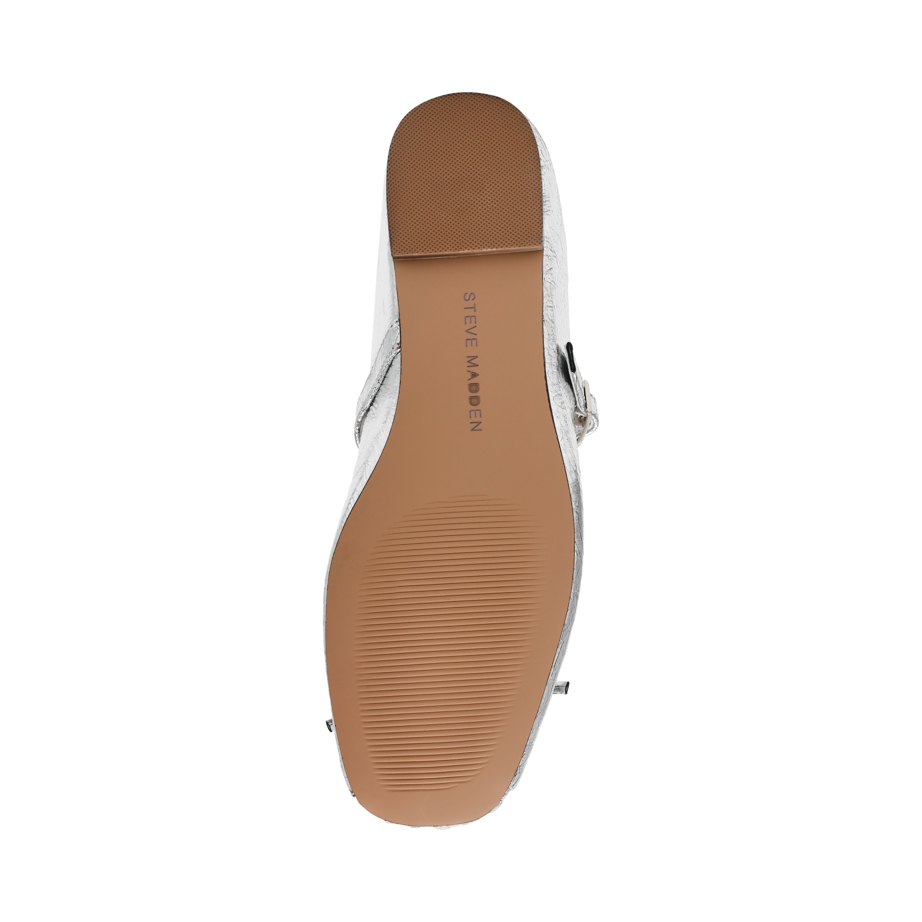 Leeta-In Silver Crinkle Ballerinas