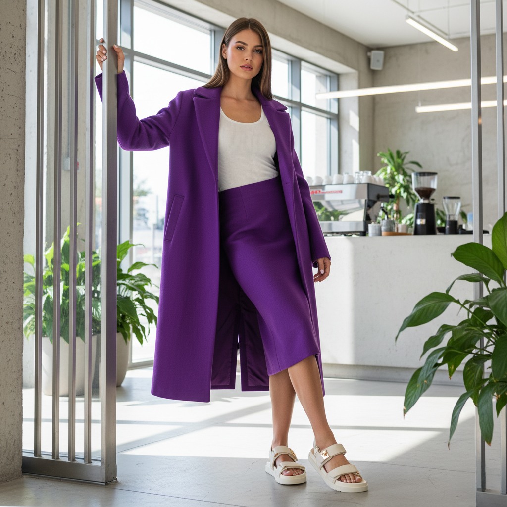 MONA-IN Bone Leather Flats