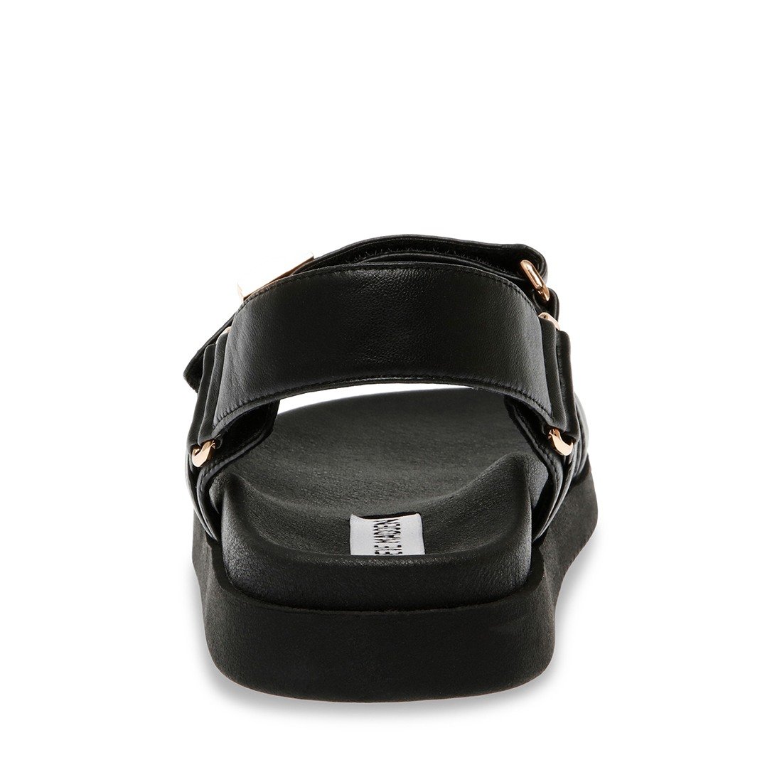 MONA-IN Black Leather Flats