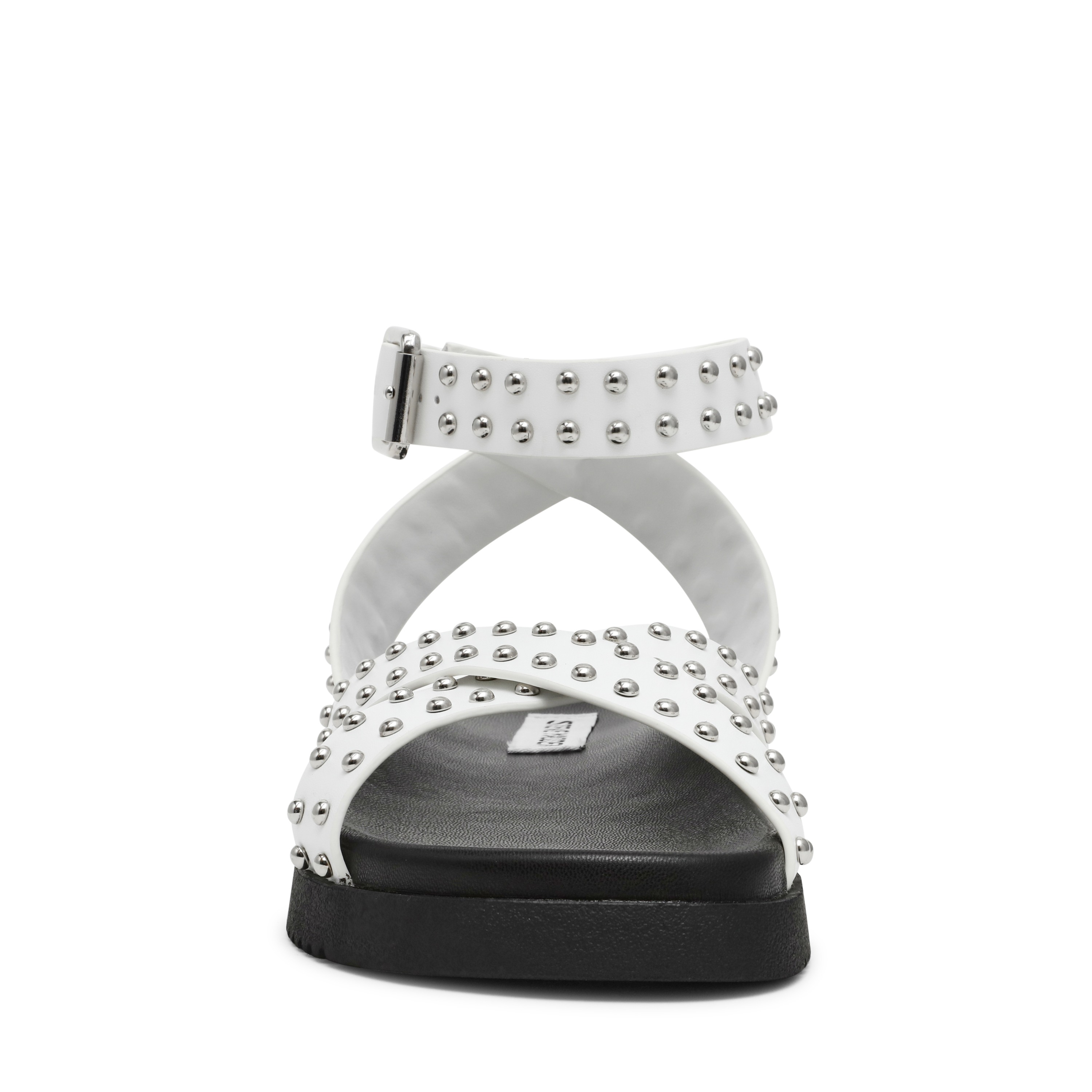 My Bestie-Sin White Action Leather Flats