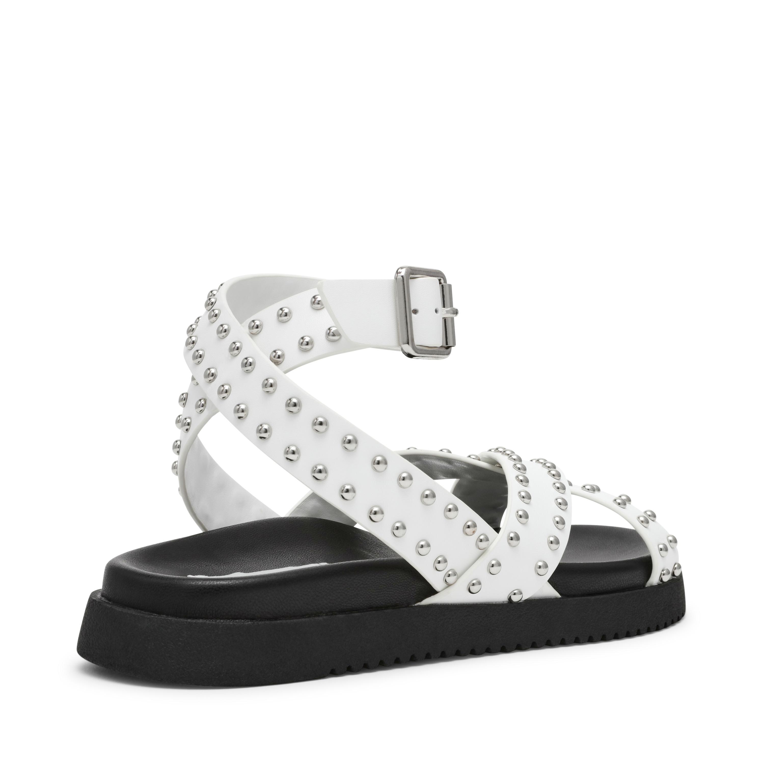 My Bestie-Sin White Action Leather Flats