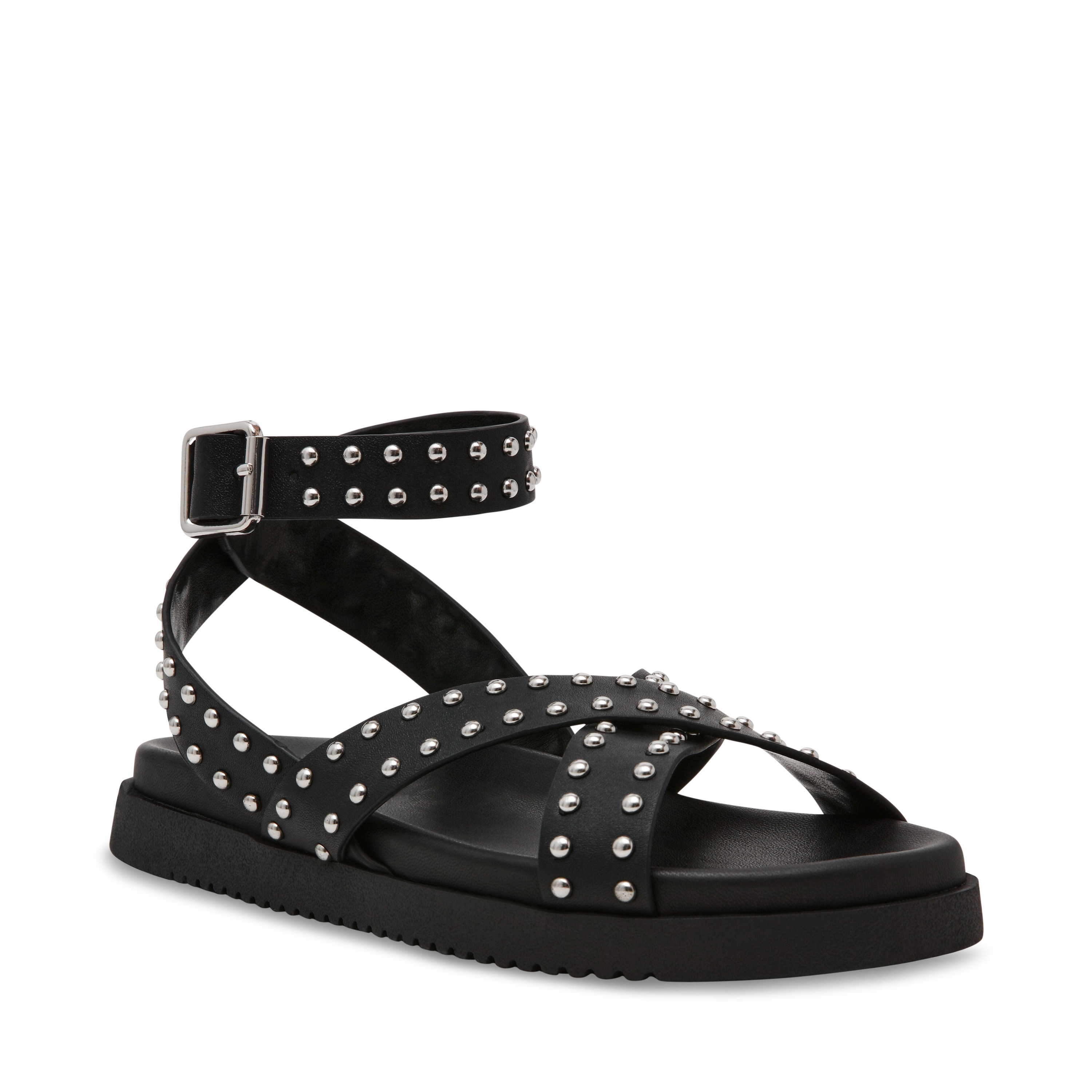 My Bestie-Sin Black W/Stud Flats
