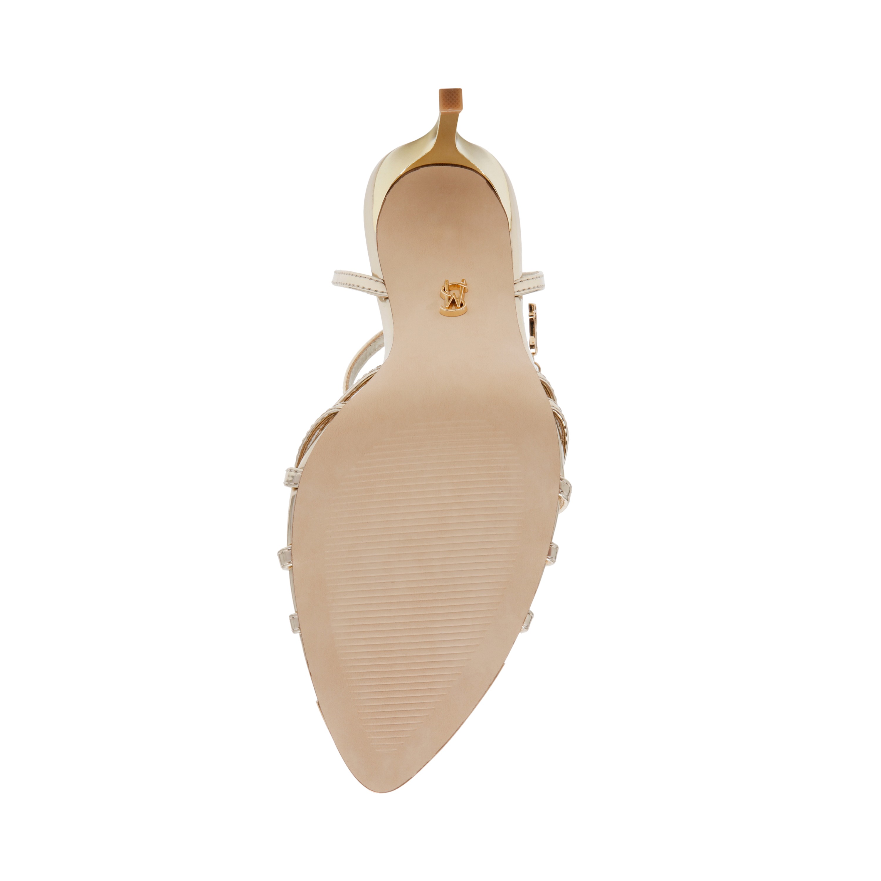Peepshow-In Gold Heels Sandals