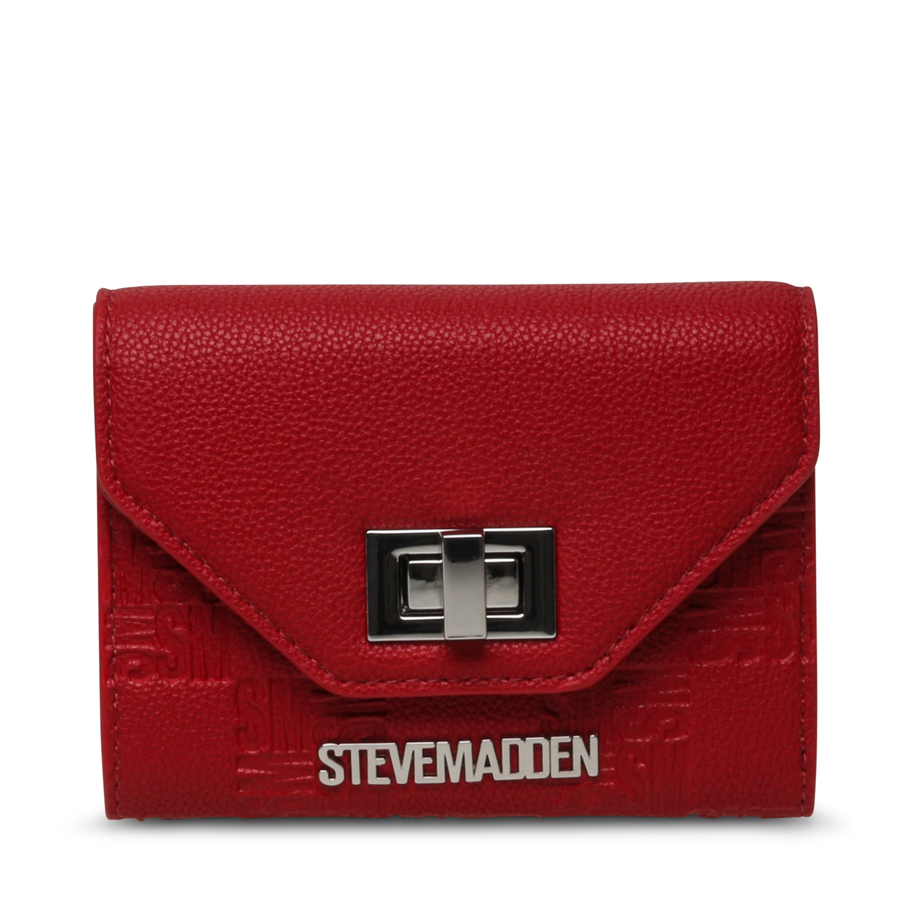 Btab-4 Red-Silver Clutches & Wallets